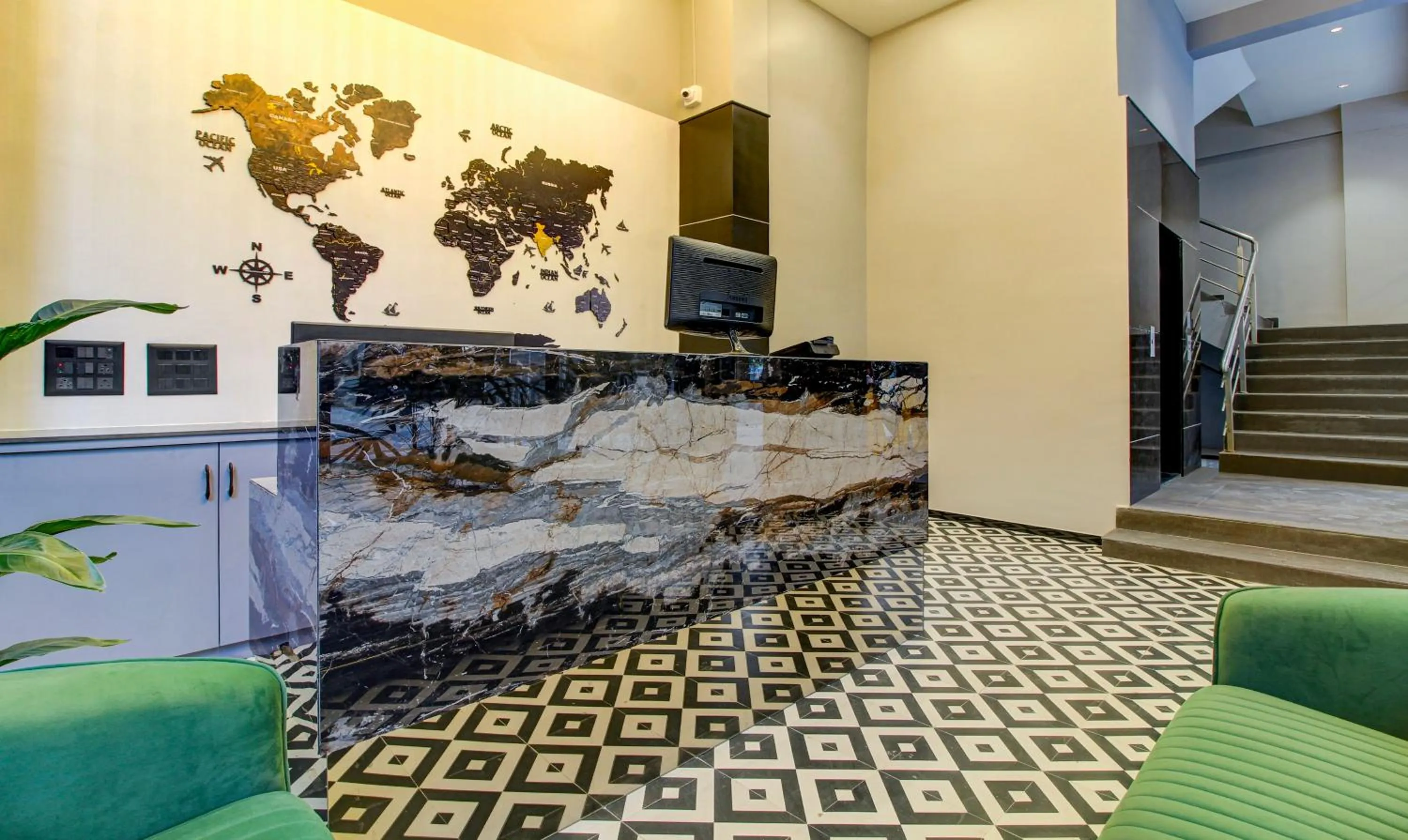 Seating area in Comfort Inn Baner- Indian nationals only