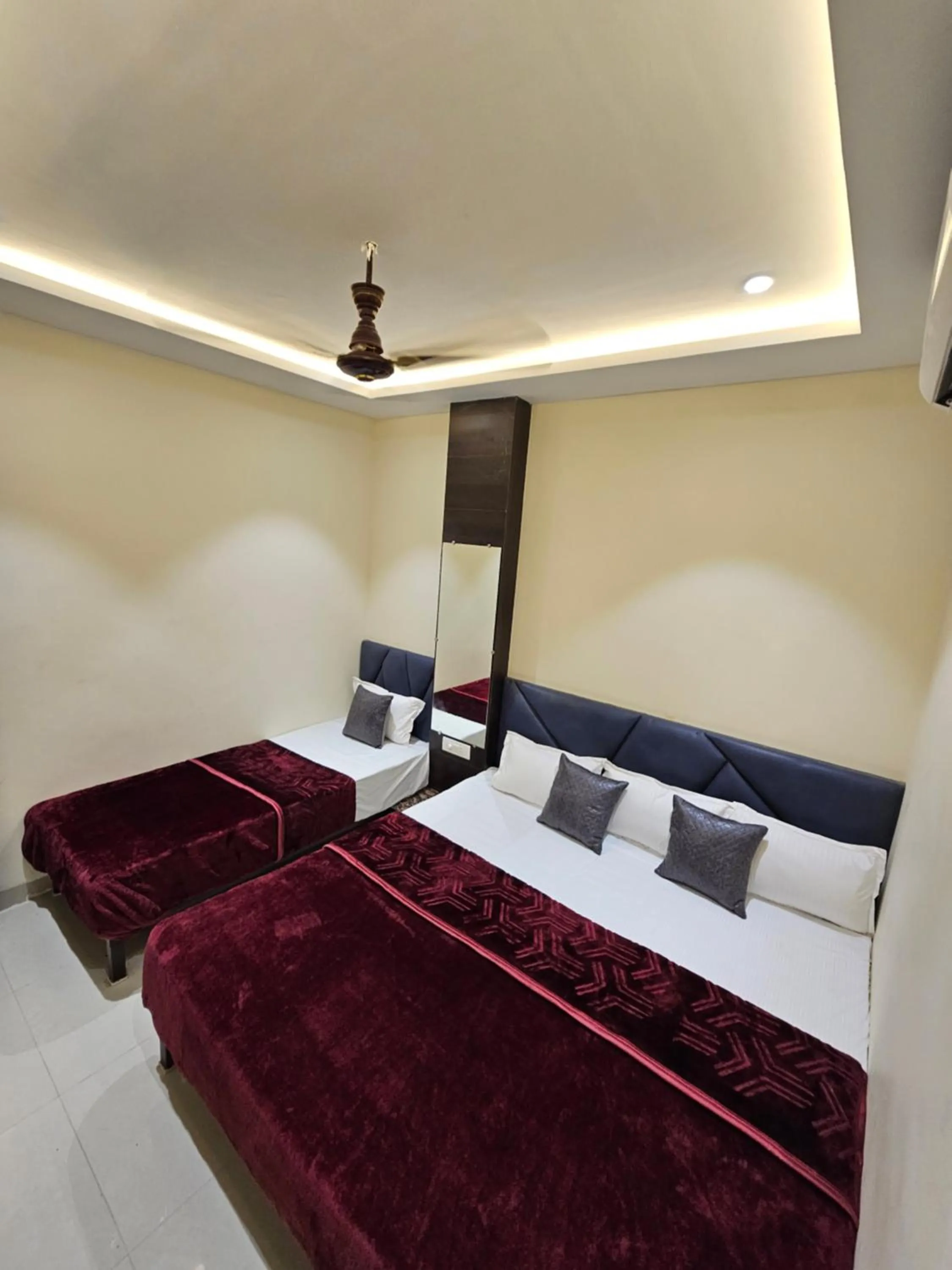 Bed in HOTEL DEV BHOOMI -Ujjain