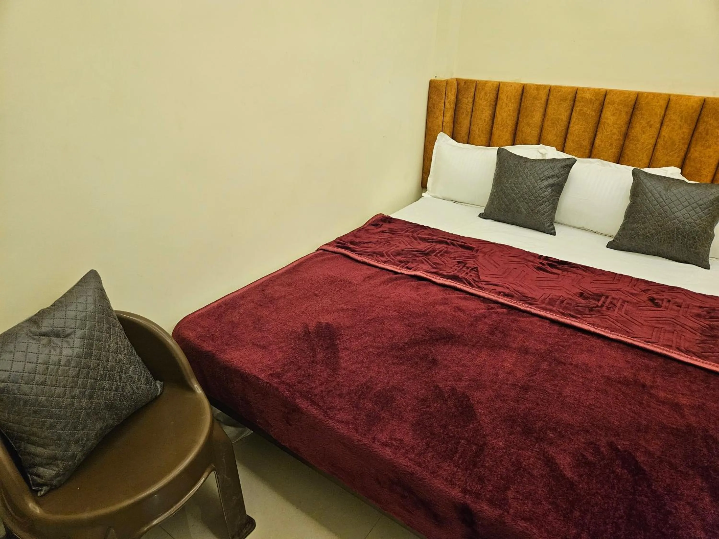 Bed in HOTEL DEV BHOOMI -Ujjain