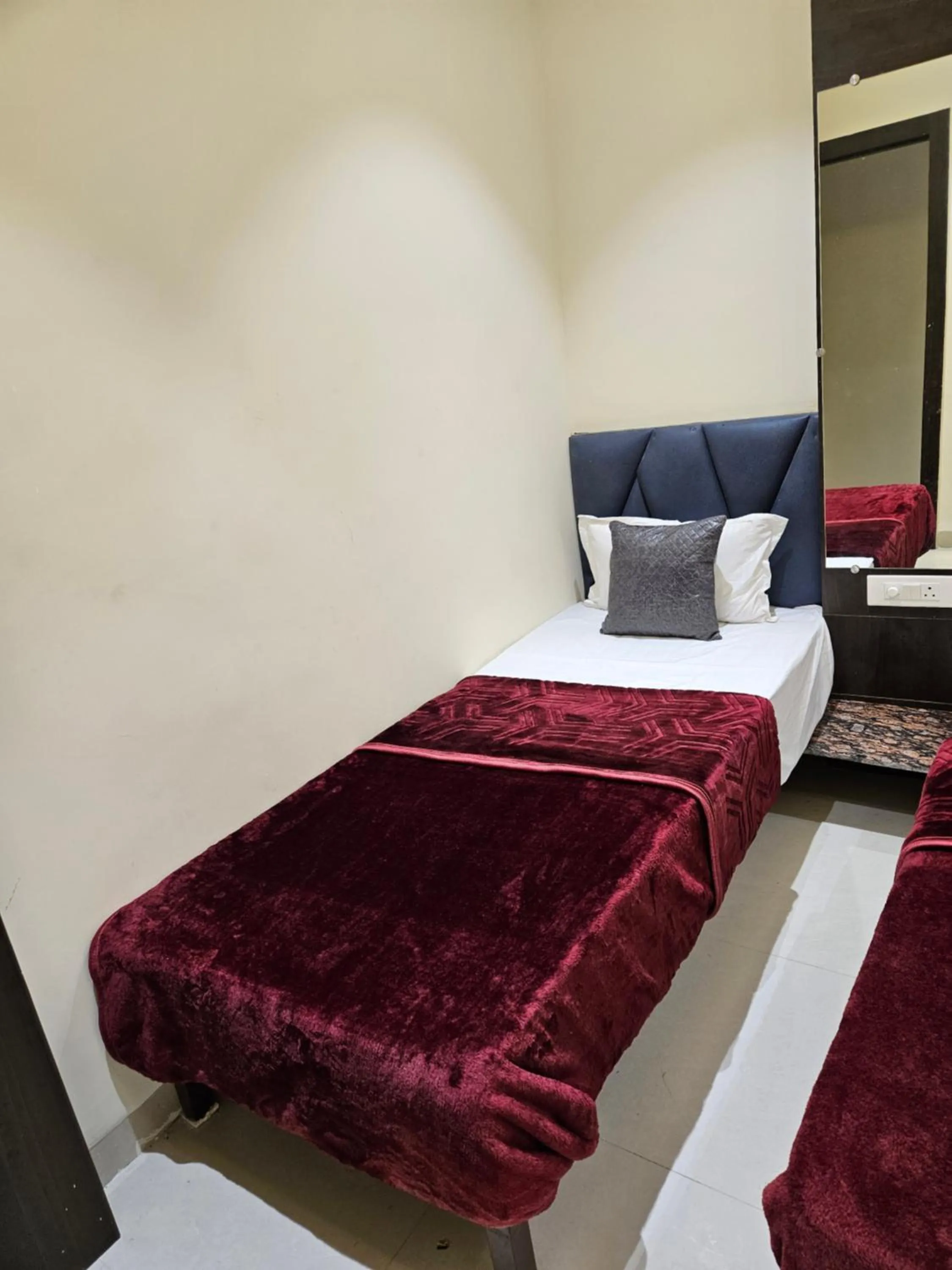 Bed in HOTEL DEV BHOOMI -Ujjain