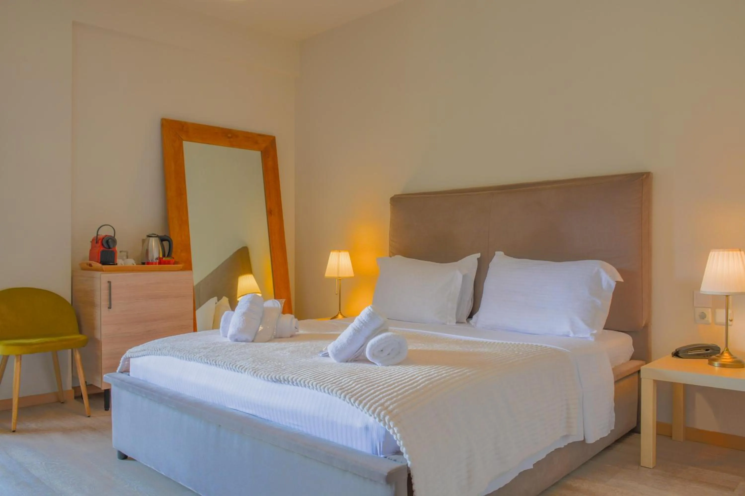 Bed in Monastiri Guesthouse