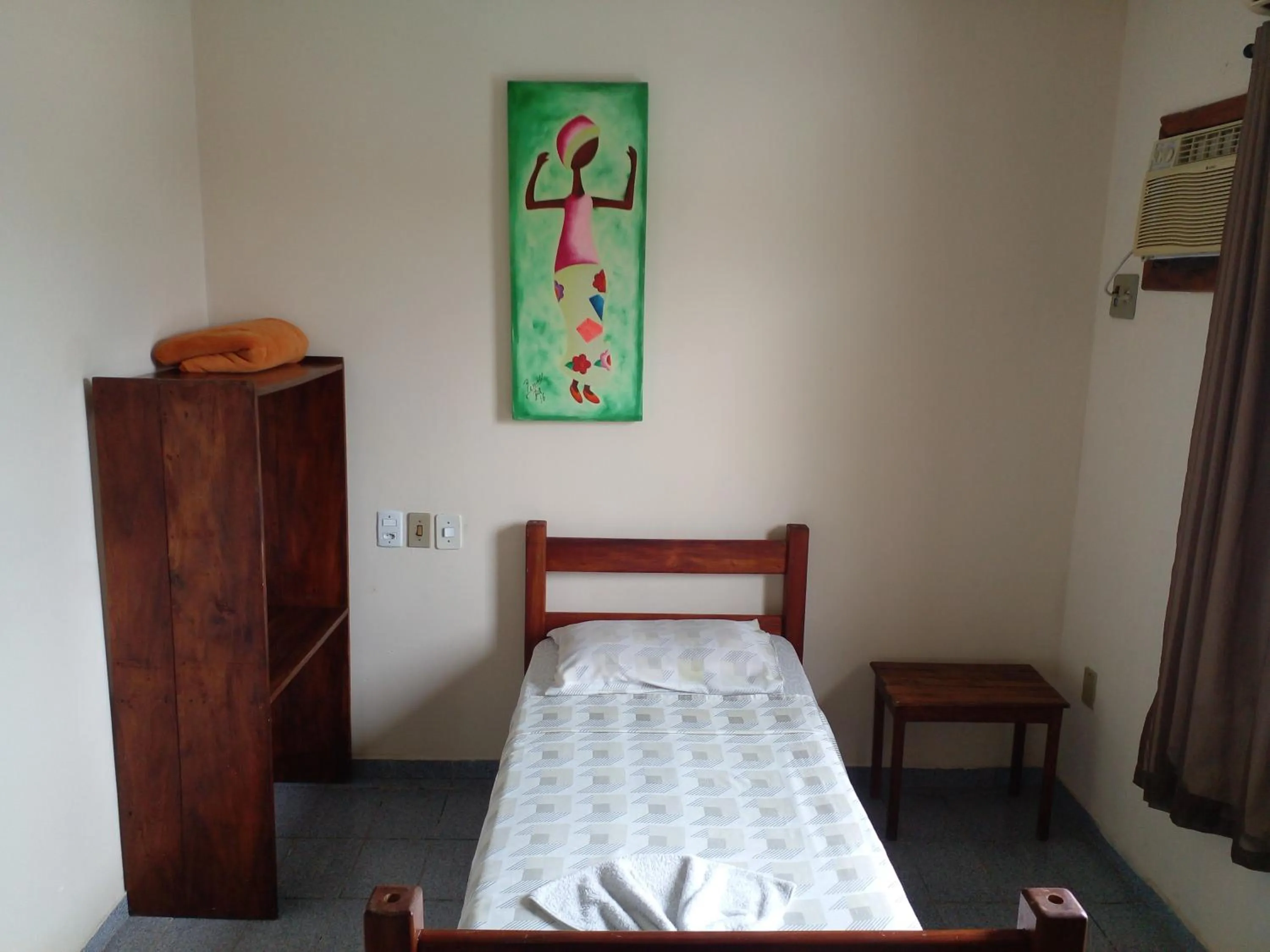 Bed in Pousada da Ale