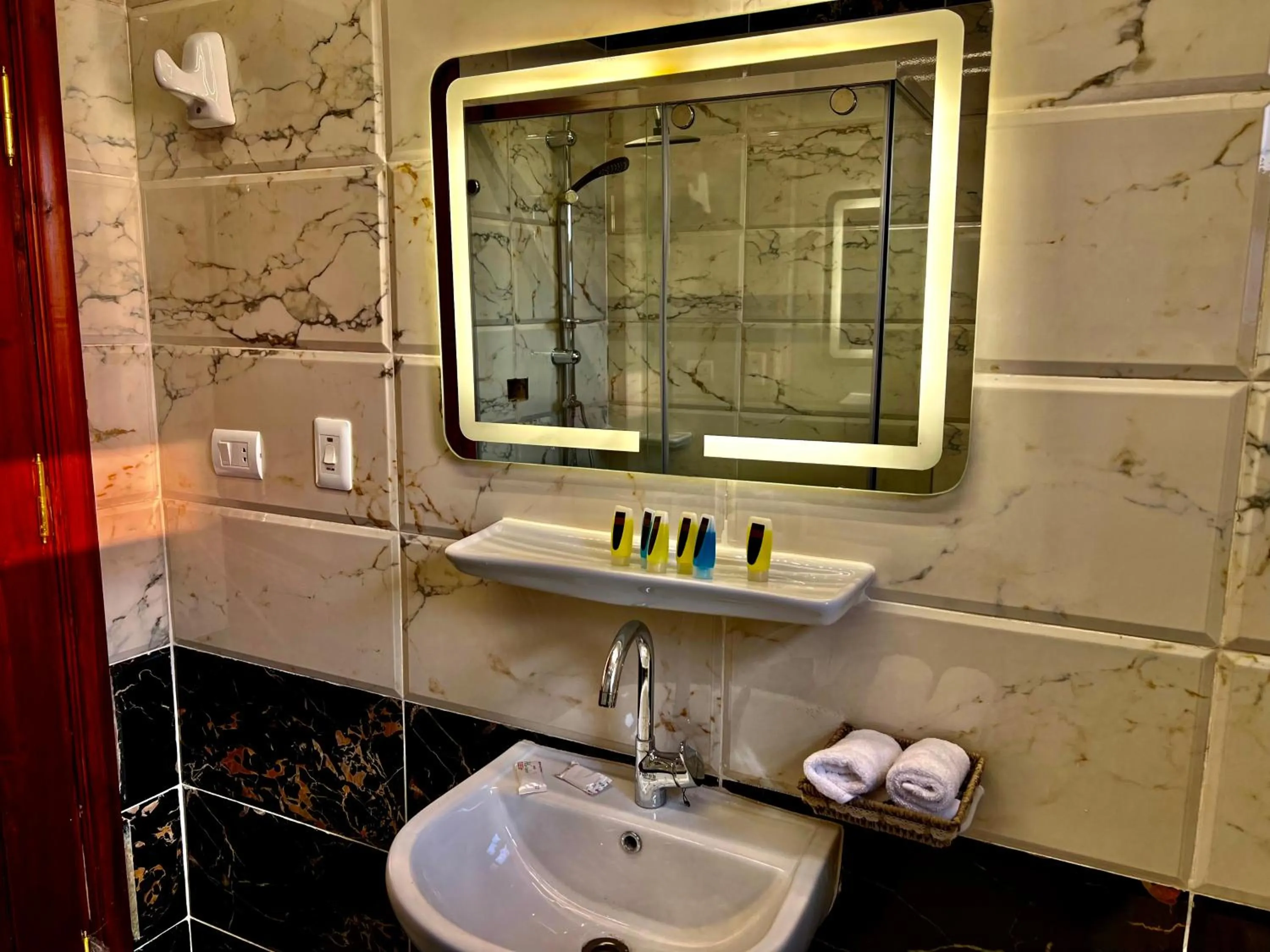 Bathroom in New Museum, Pyramids inn