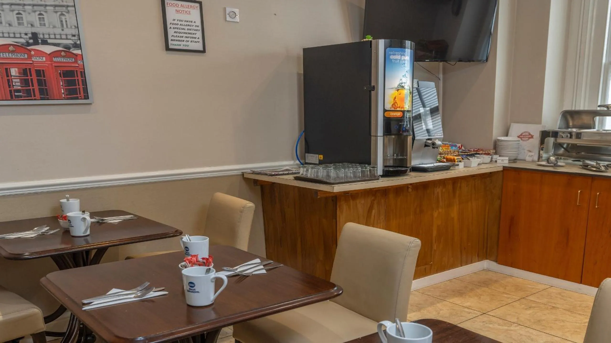 Breakfast in Best Western Corona Hotel