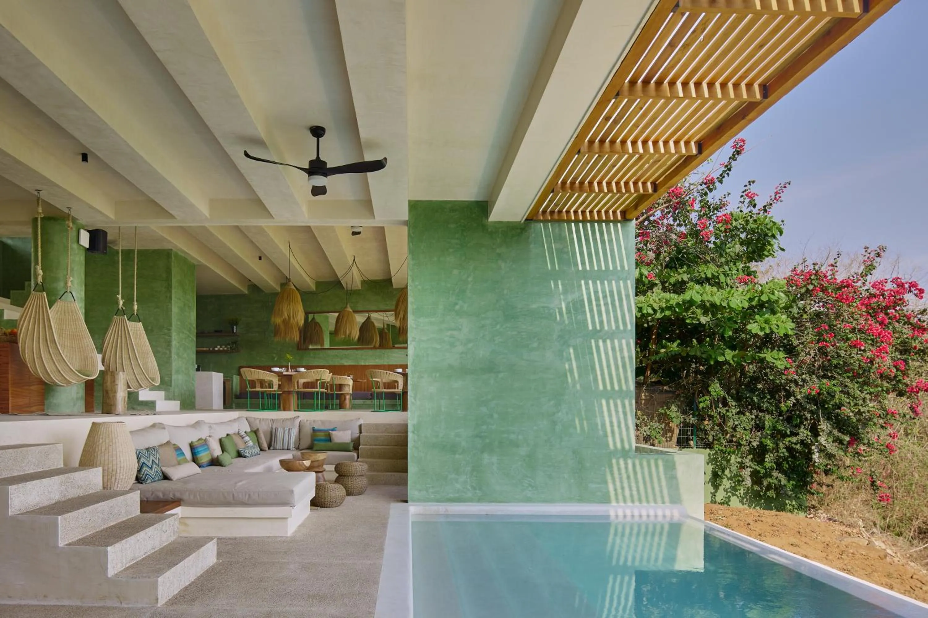 Living room in Punta Nayaá - Adults Only