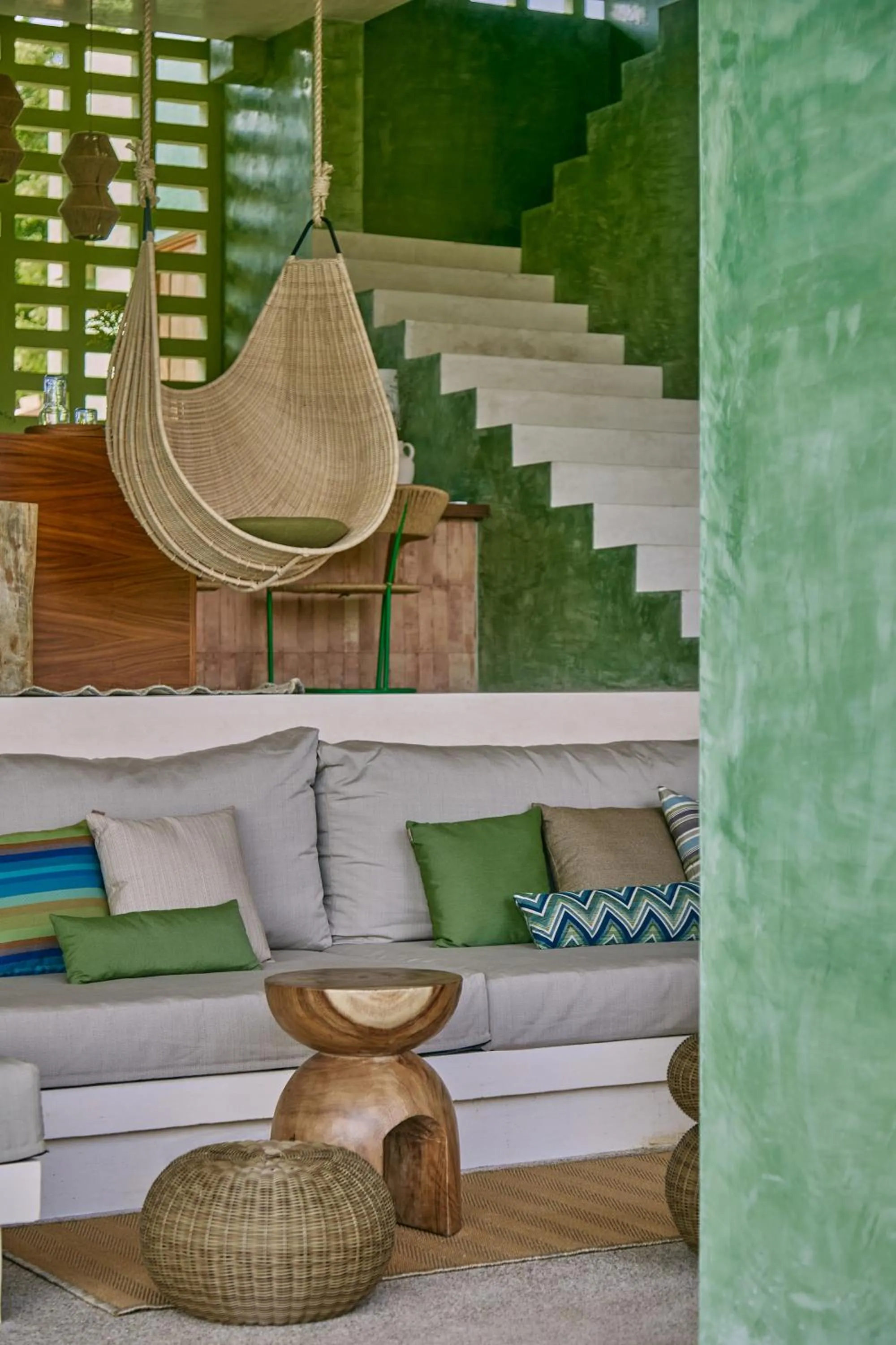 Living room in Punta Nayaá - Adults Only