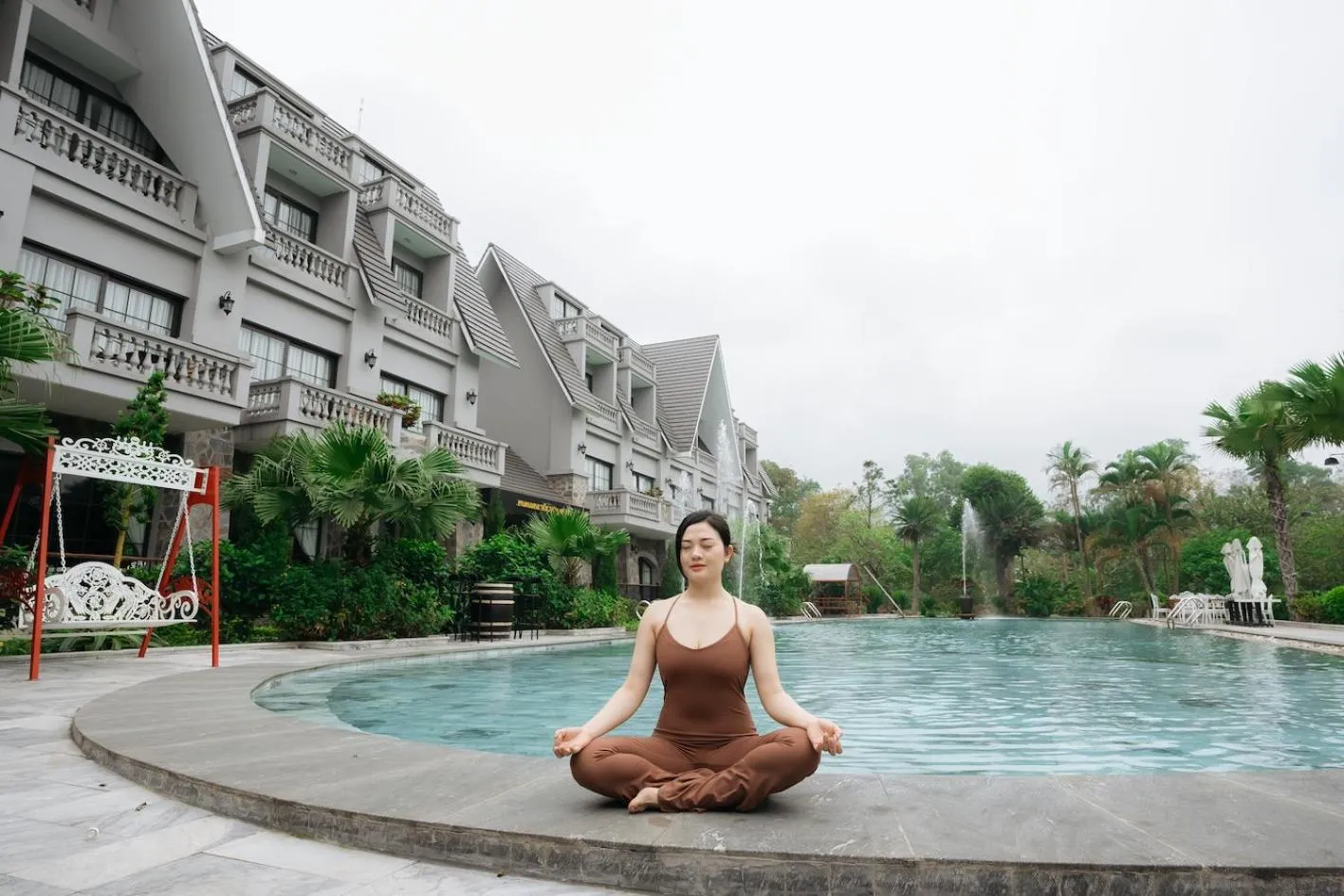 Property building in Paradise Soc Son Resort