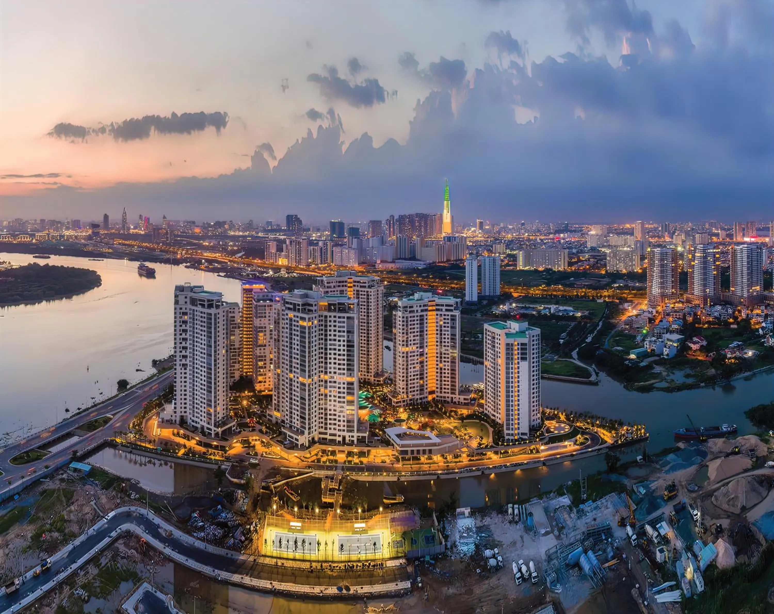 Diamond Island - Mekong Retreat Apartment