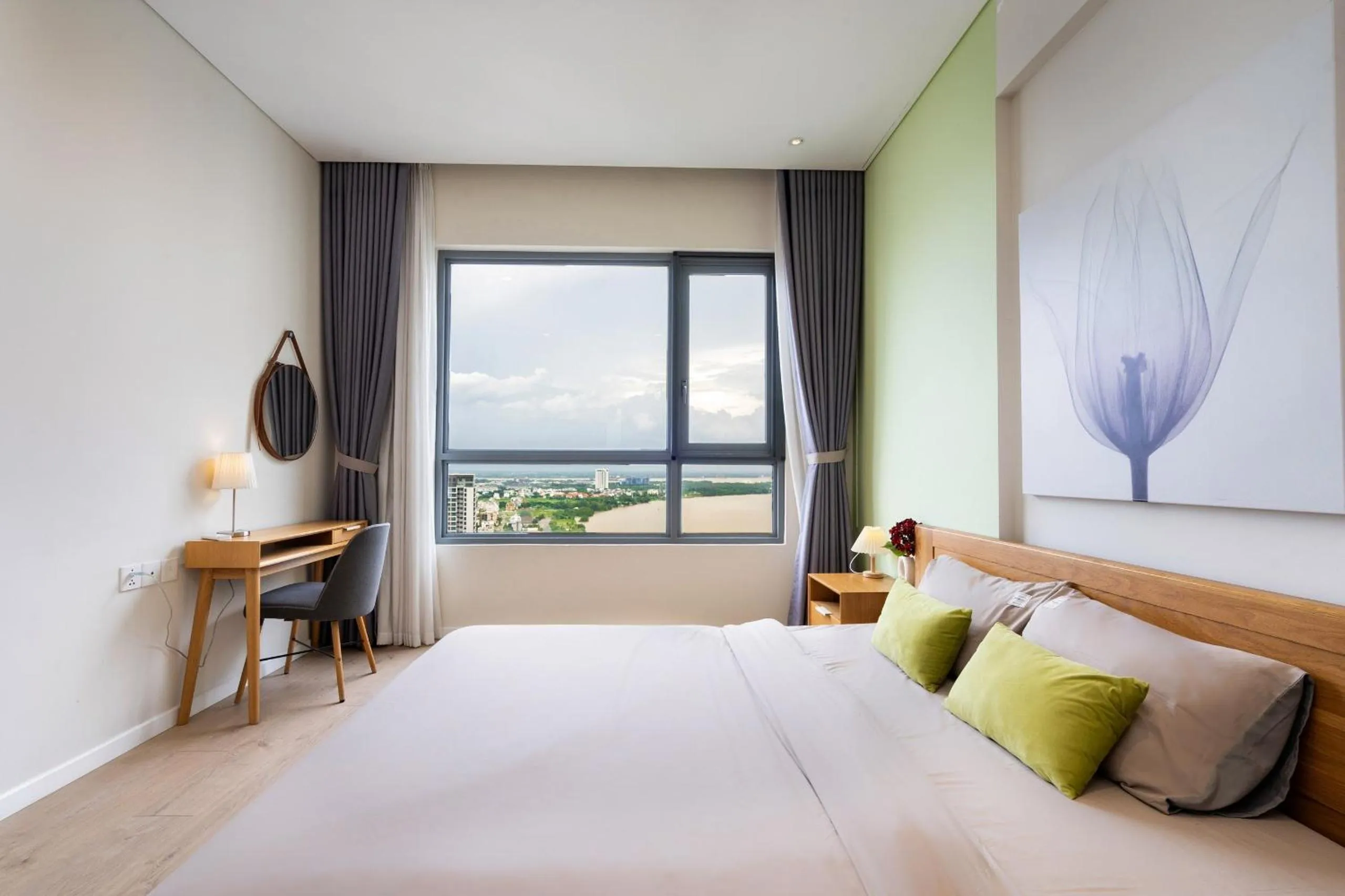 Bed in Diamond Island - Mekong Retreat Apartment