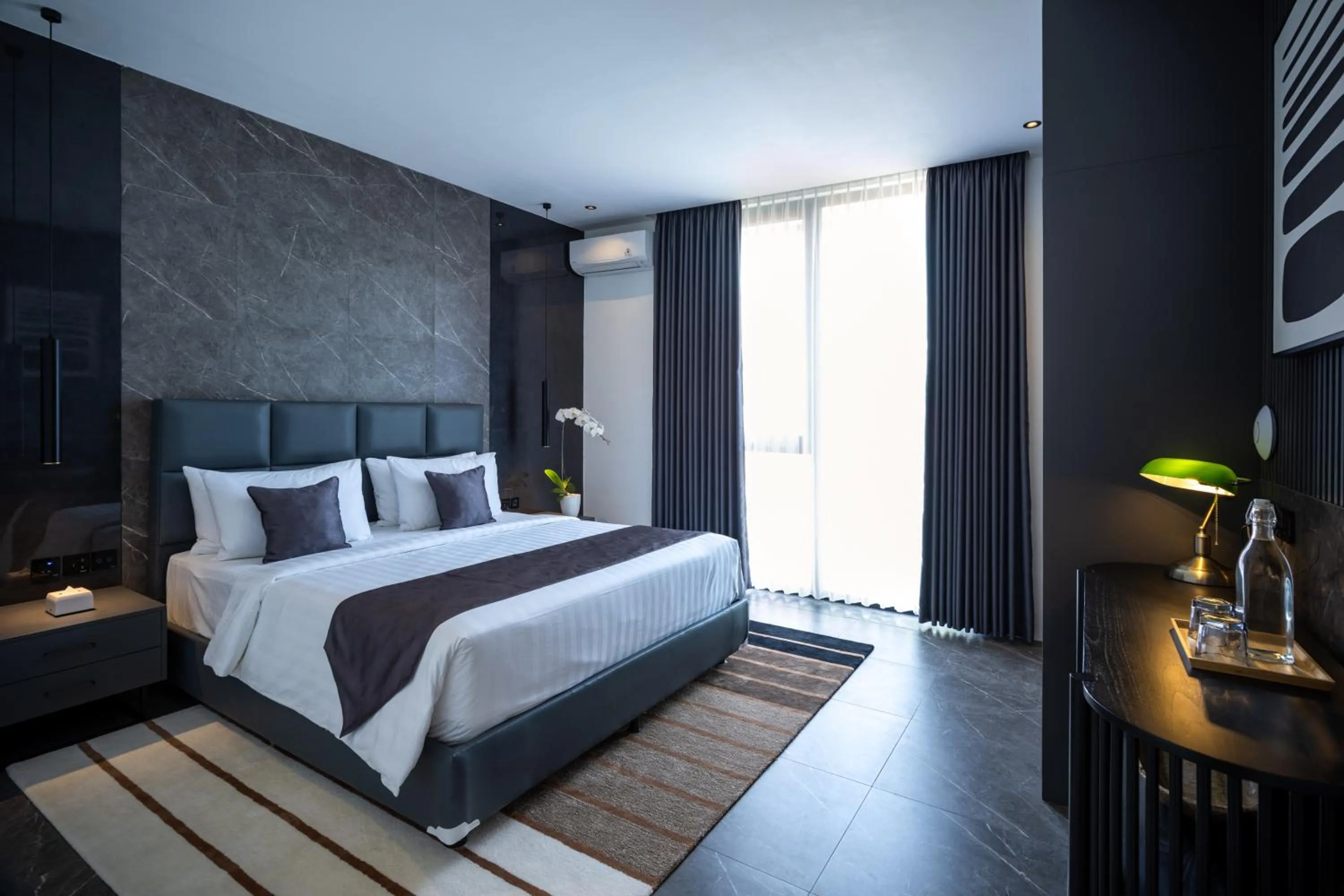 Bed in Umalas Creek Villas - Pool Villa with Shared Sauna & Ice Bath