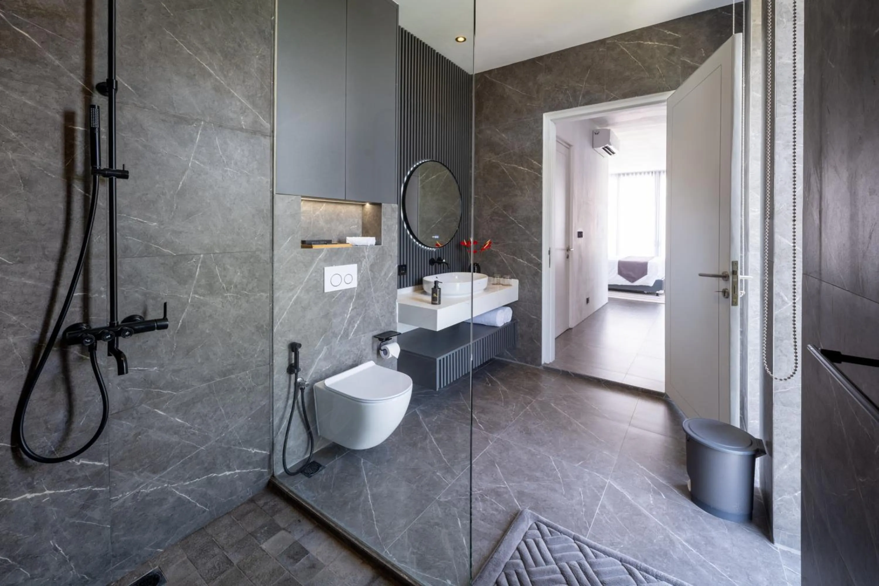 Shower in Umalas Creek Villas - Pool Villa with Shared Sauna & Ice Bath