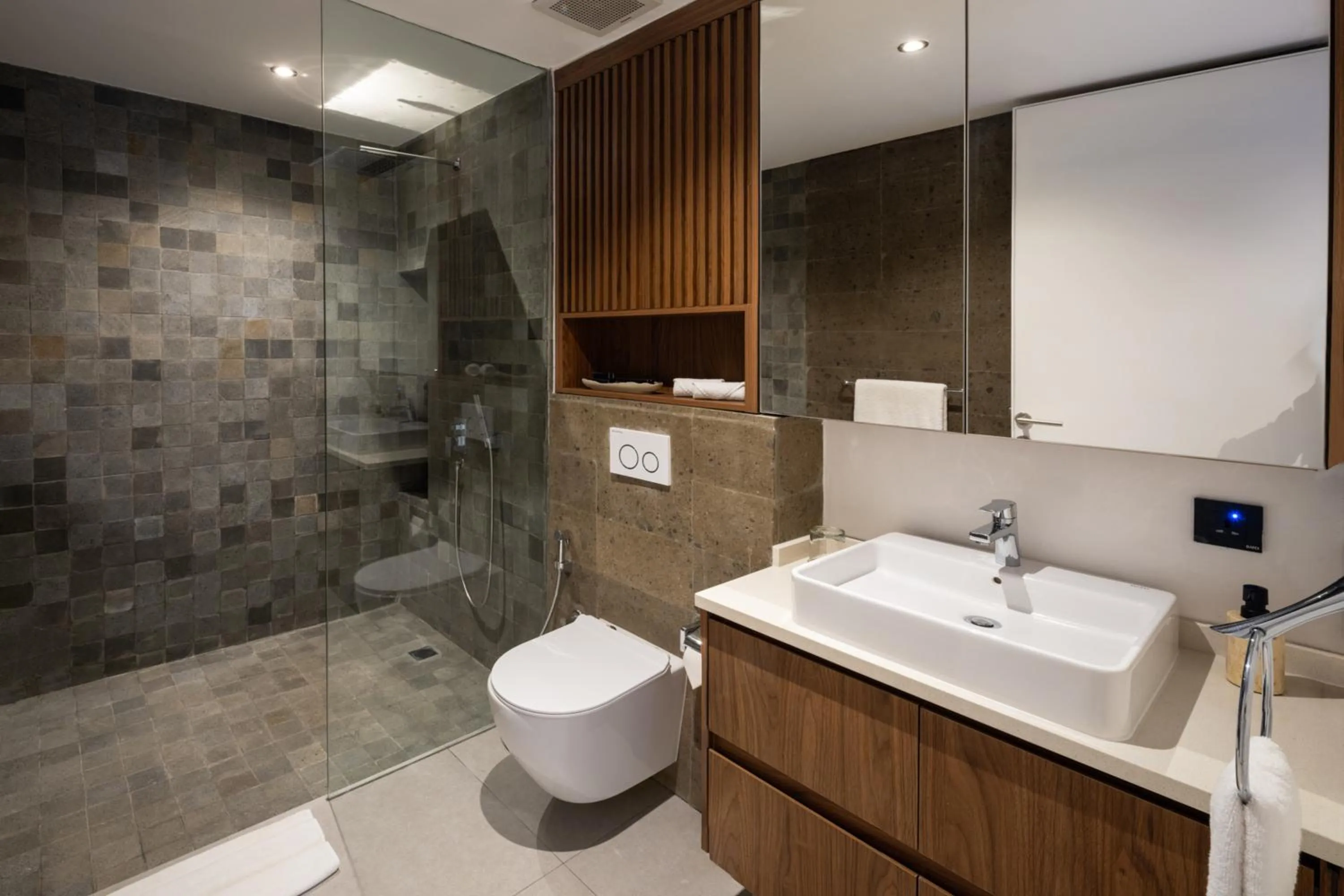 Shower in Umalas Creek Villas - Pool Villa with Shared Sauna & Ice Bath