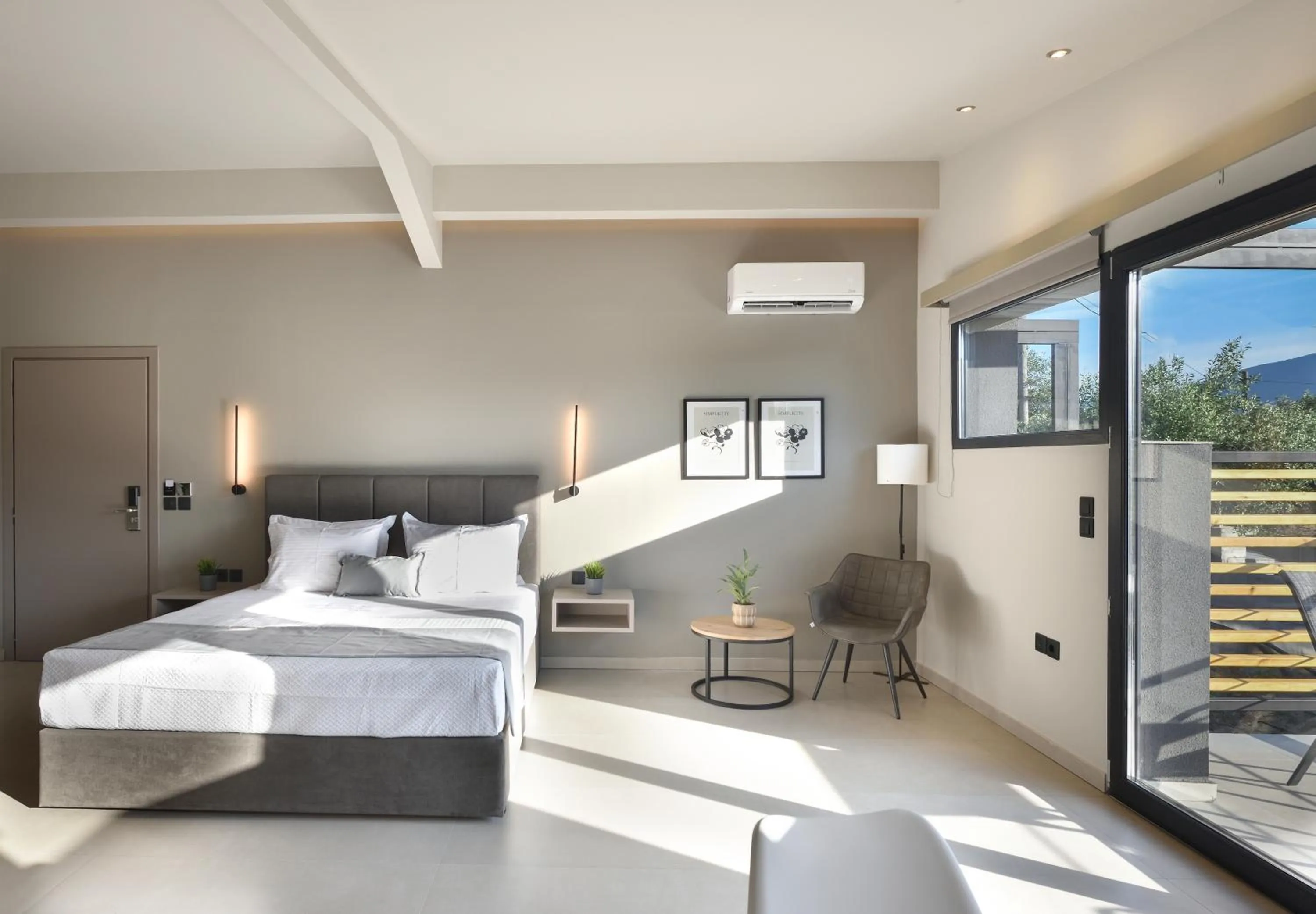 Bed in Olive All-Seasons Suites, Panel Hospitality Homes & Villas