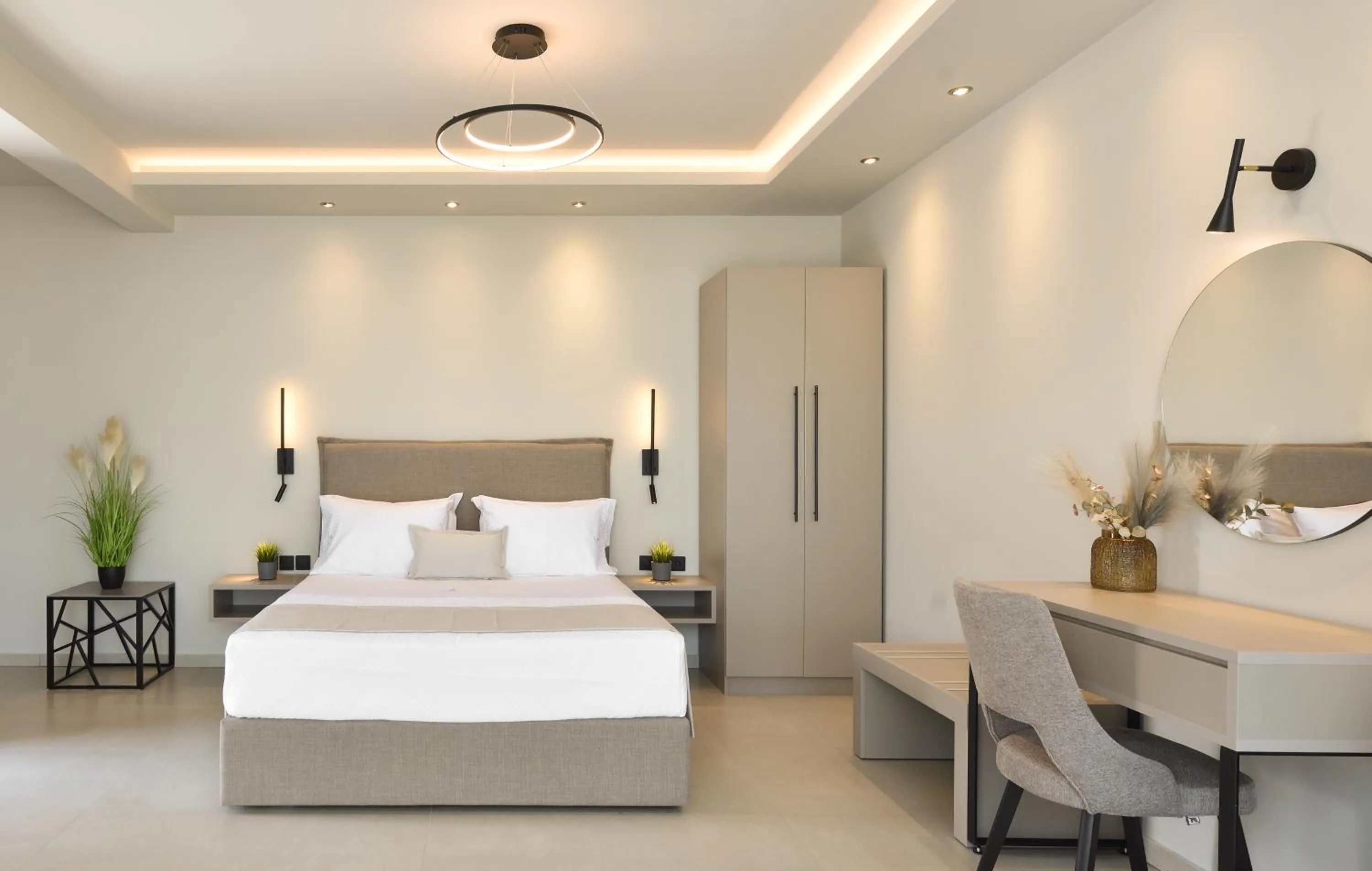Bed in Olive All-Seasons Suites, Panel Hospitality Homes & Villas