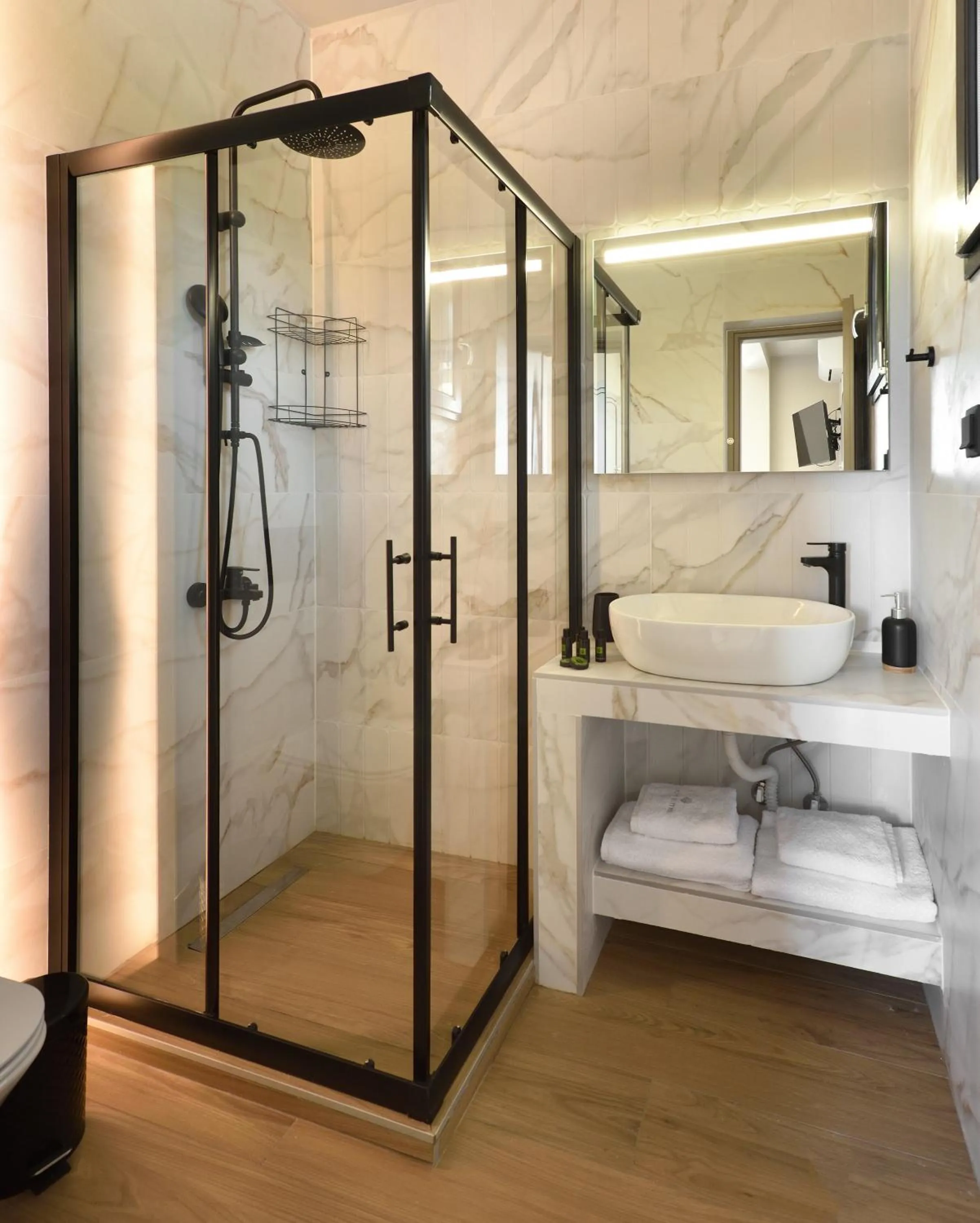 Bathroom in Olive All-Seasons Suites, Panel Hospitality Homes & Villas