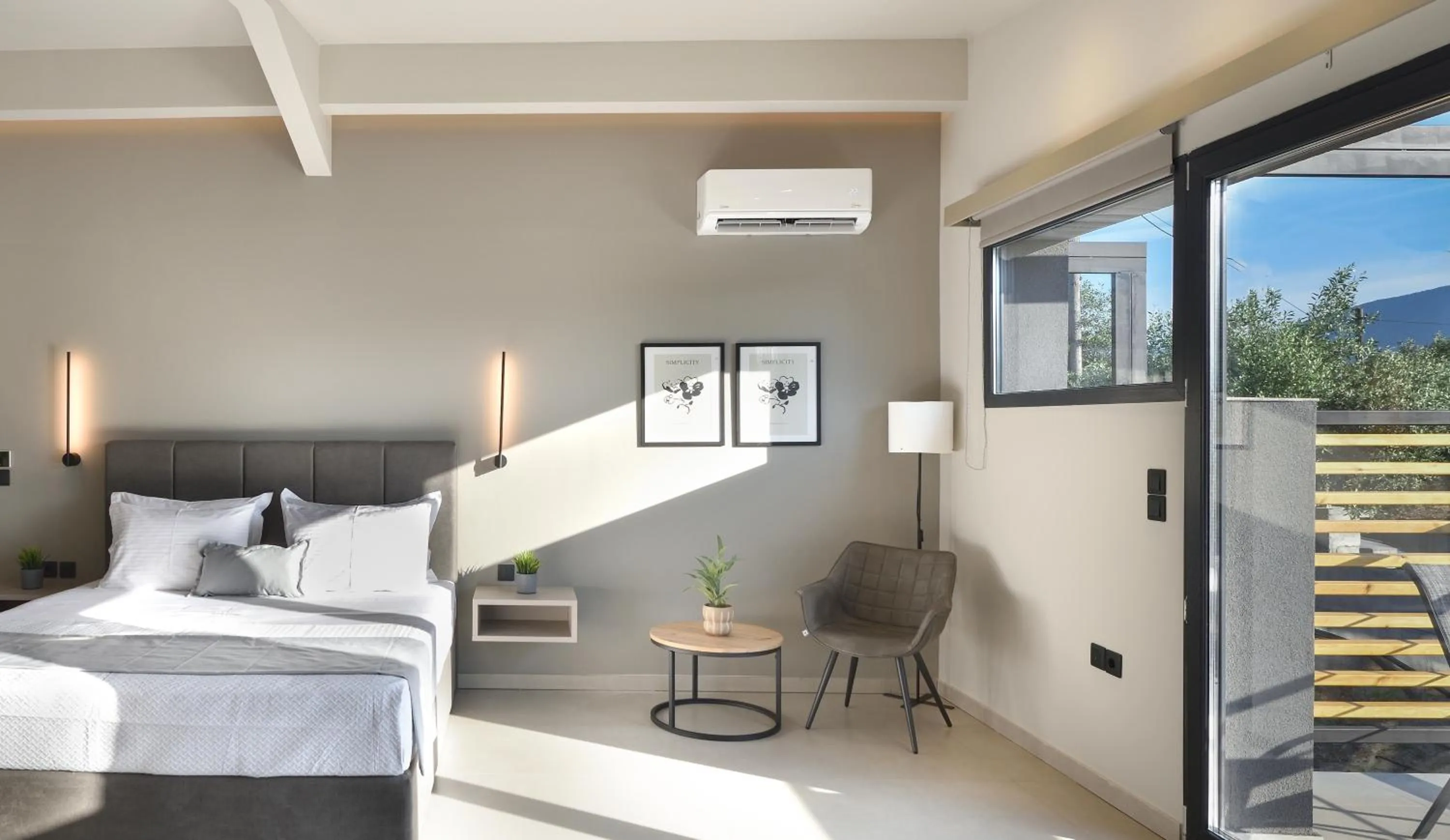 Natural landscape, Bed in Olive All-Seasons Suites, Panel Hospitality Homes & Villas