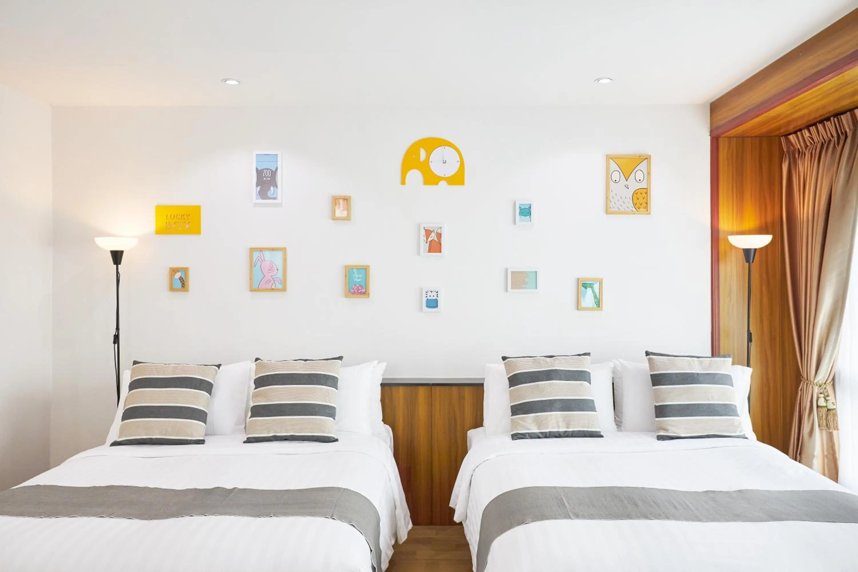 Bed in NJOY Prestige Grand Hotel Don Mueang