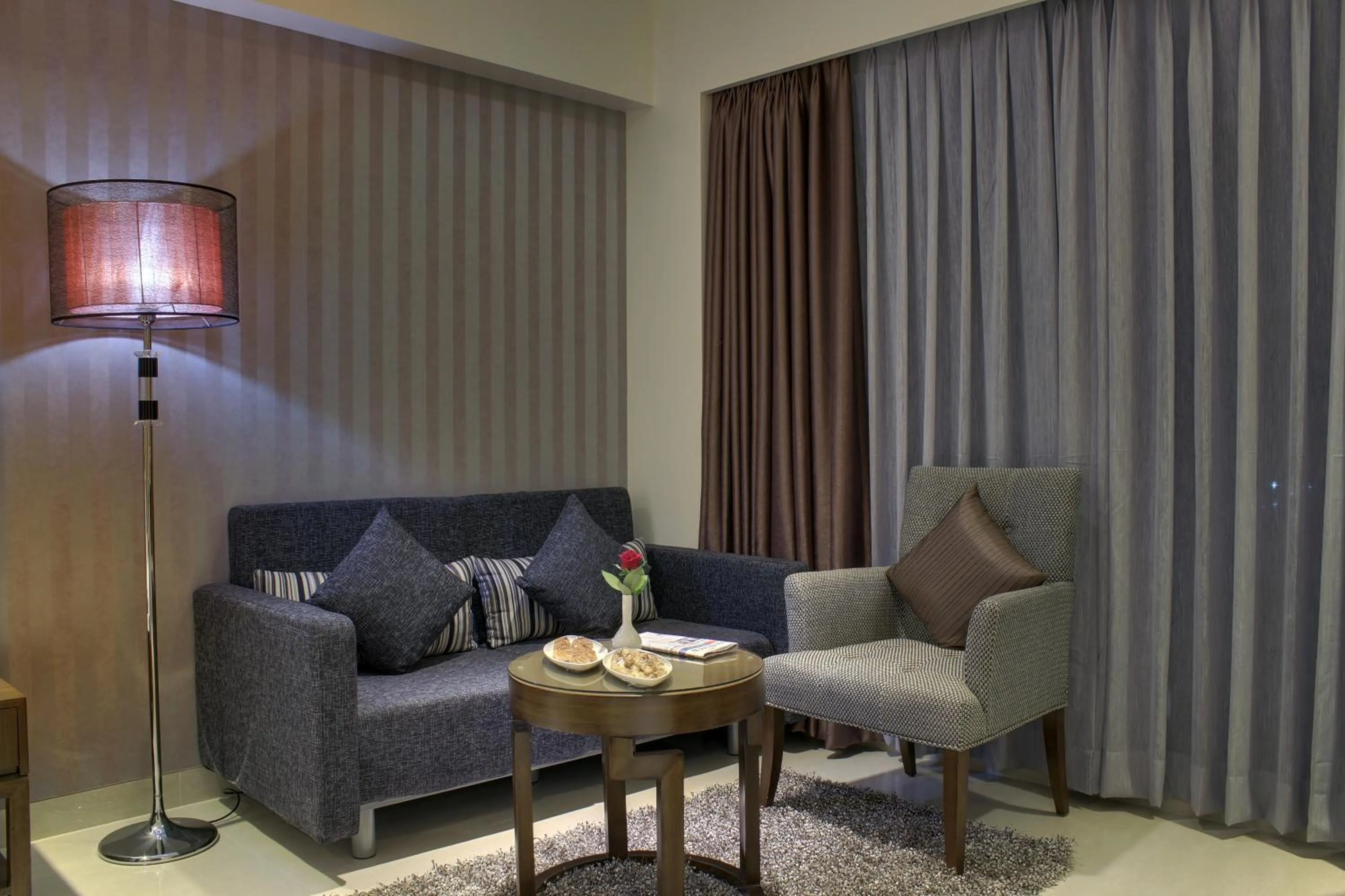 Living room in The Radiant Swan