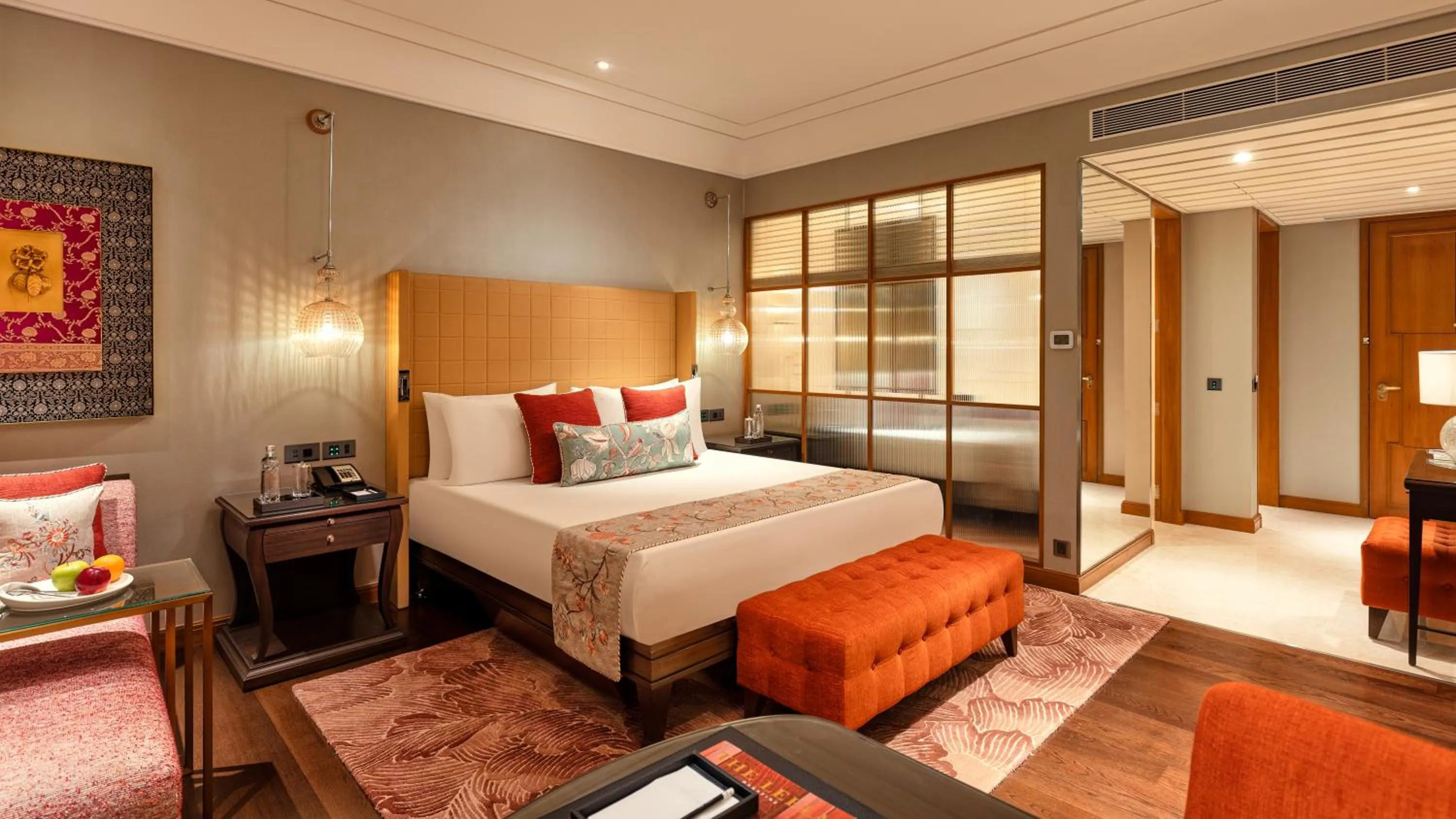 Bed in The Leela Hyderabad Banjara Hills