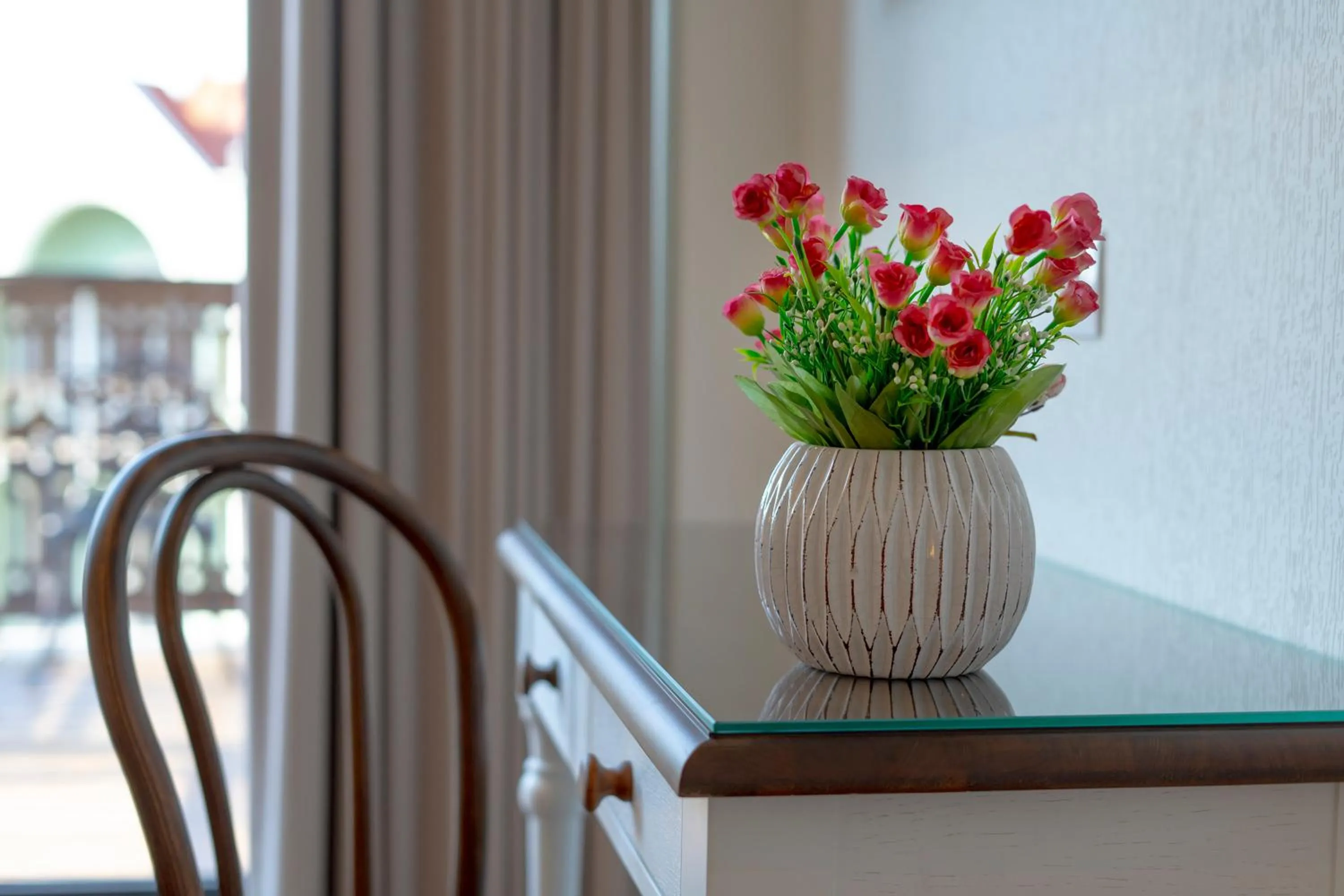 Decorative detail in Iris Hotel