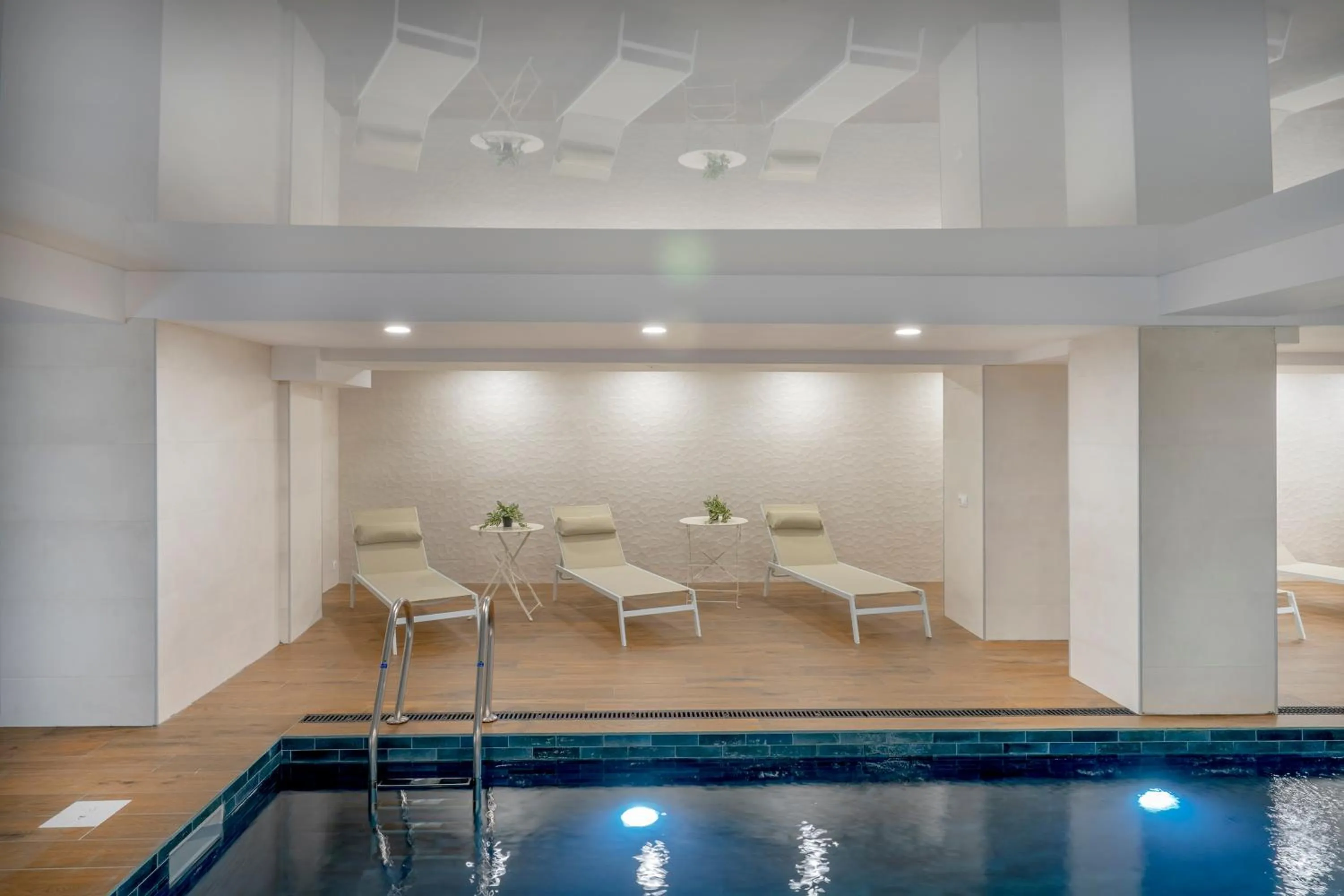 Pool view in Iris Hotel