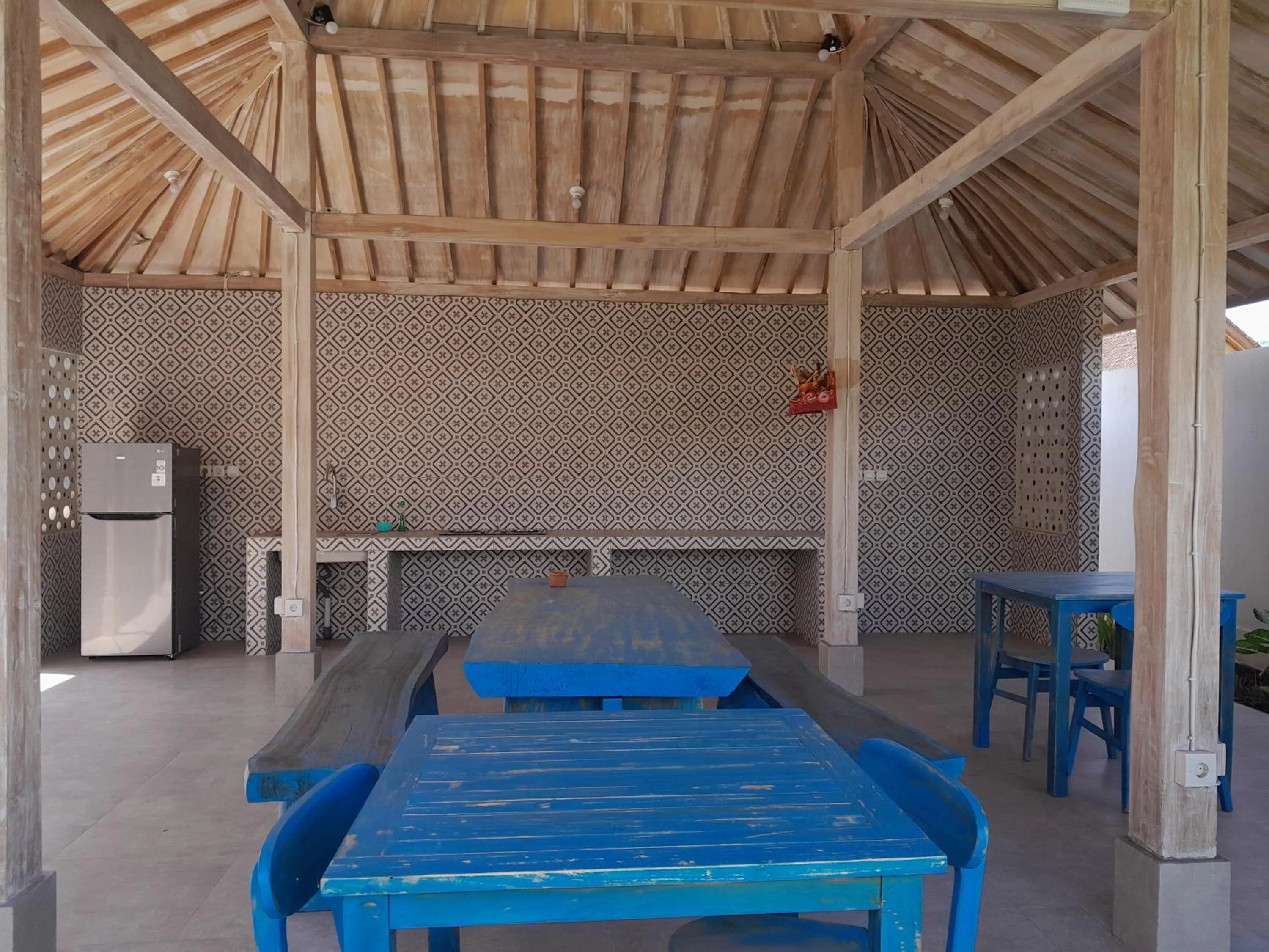 Communal lounge/ TV room in Maha Rama Villas Amed