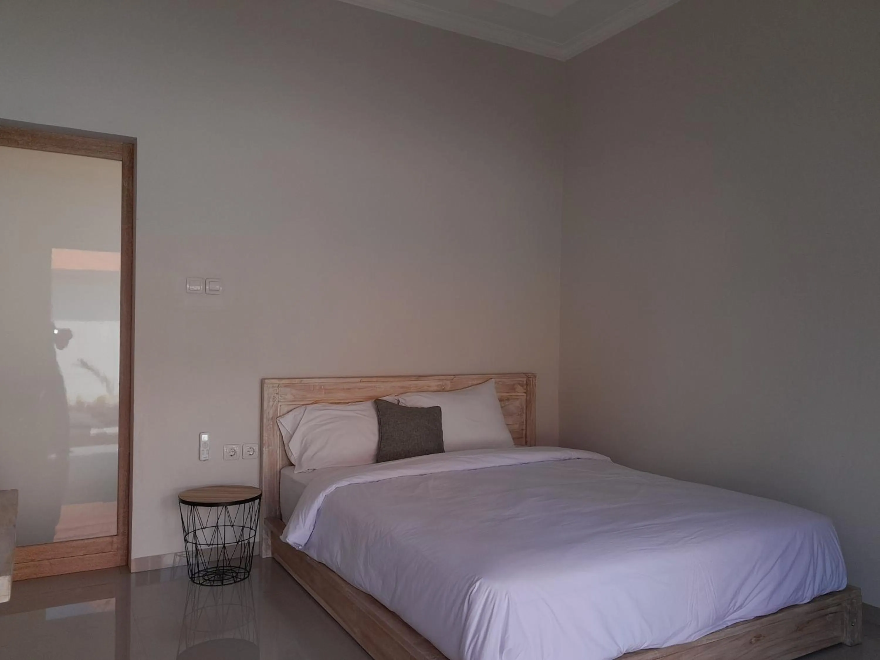 Bed in Maha Rama Villas Amed