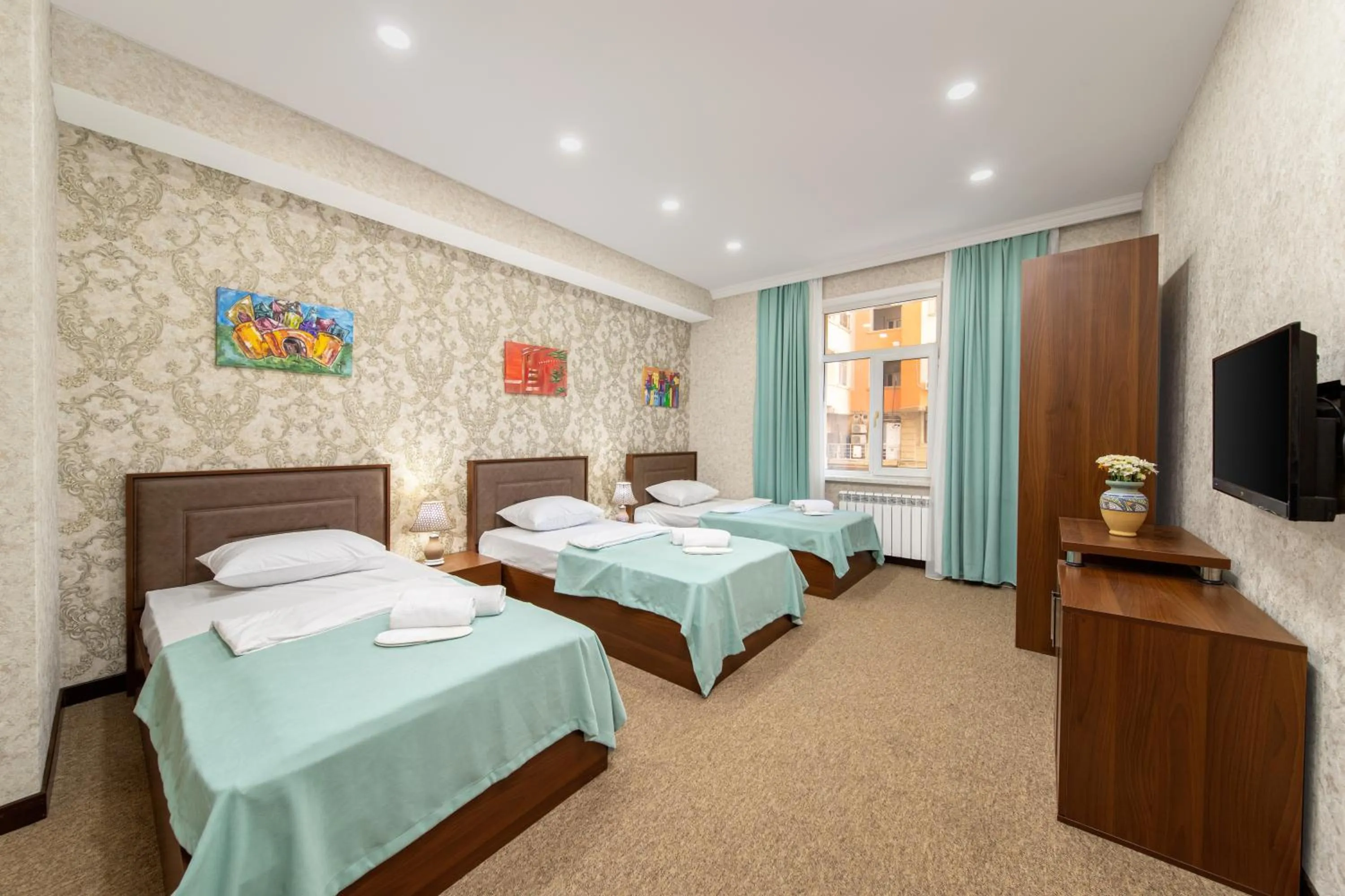 Bed in Amea Baku Hotel