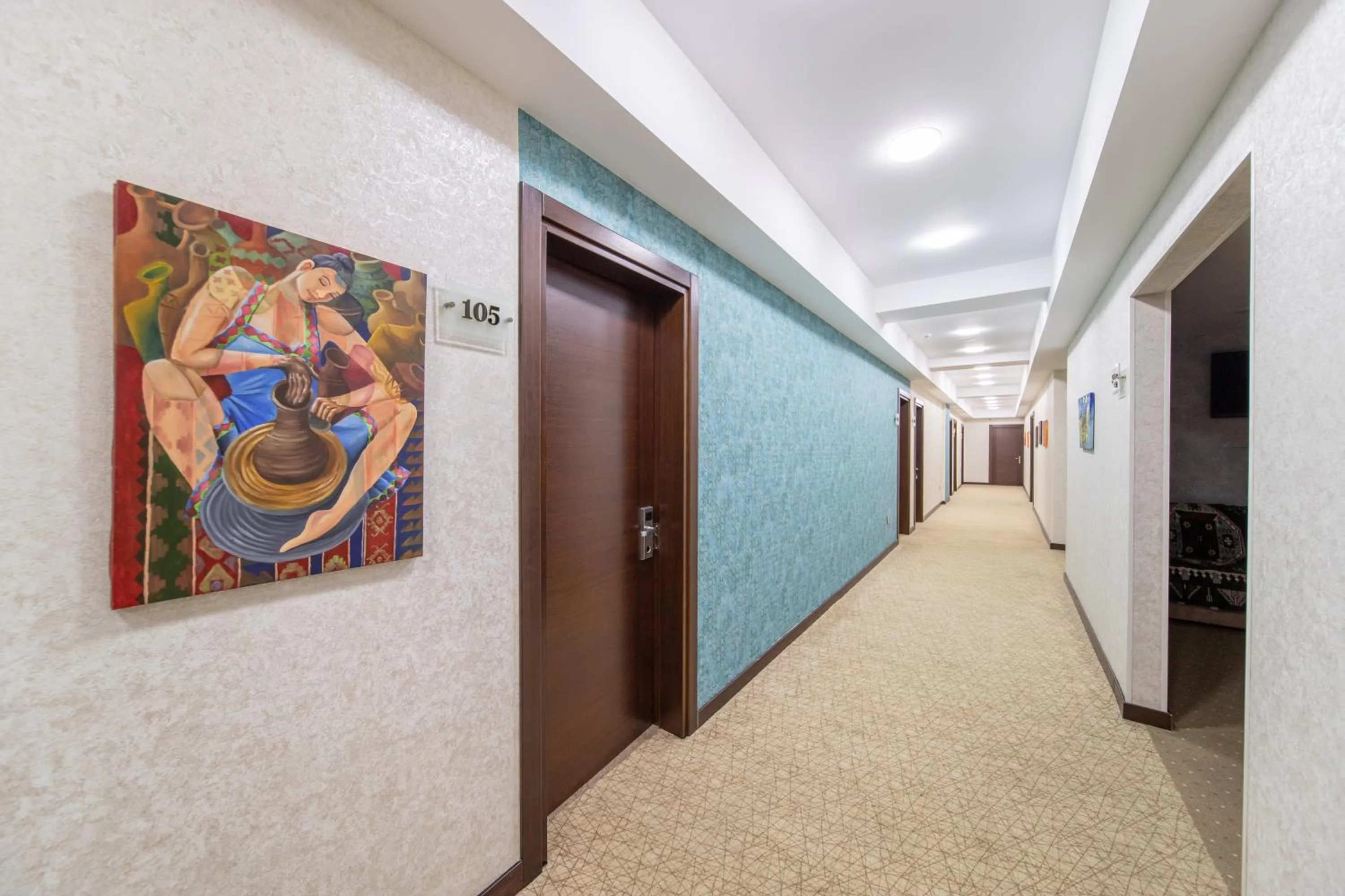 Decorative detail in Amea Baku Hotel