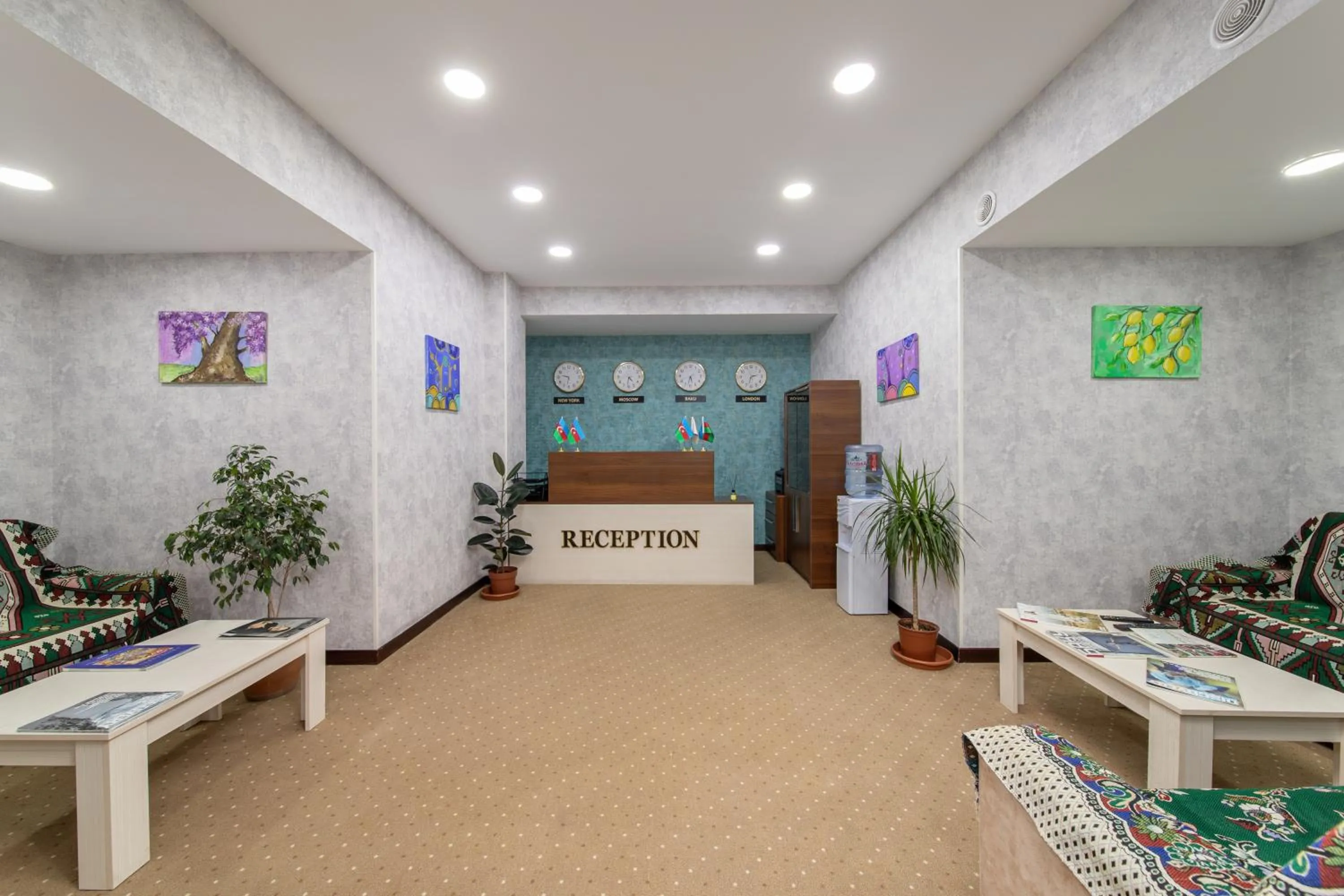 Communal lounge/ TV room in Amea Baku Hotel