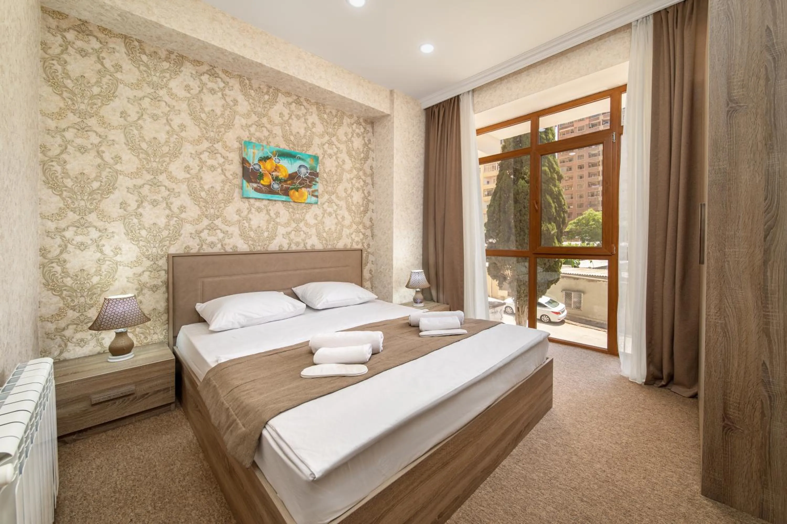 Bed in Amea Baku Hotel