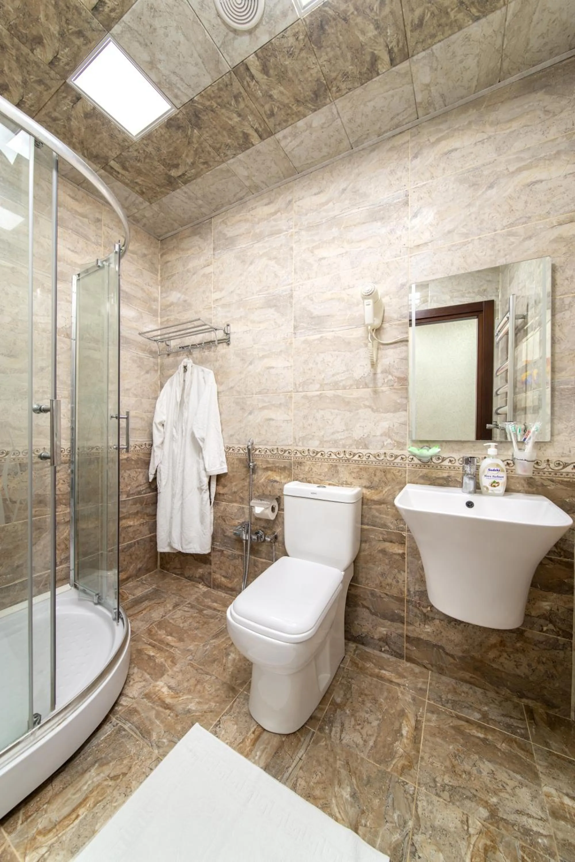 Shower in Amea Baku Hotel