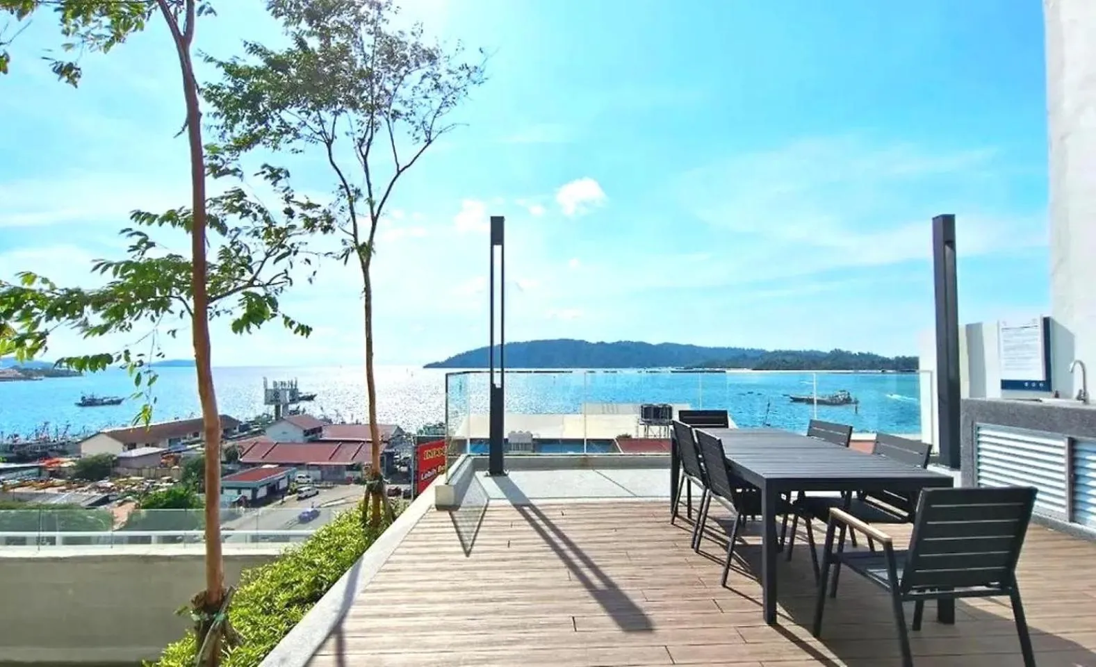BBQ facilities in The Shore Kota Kinabalu