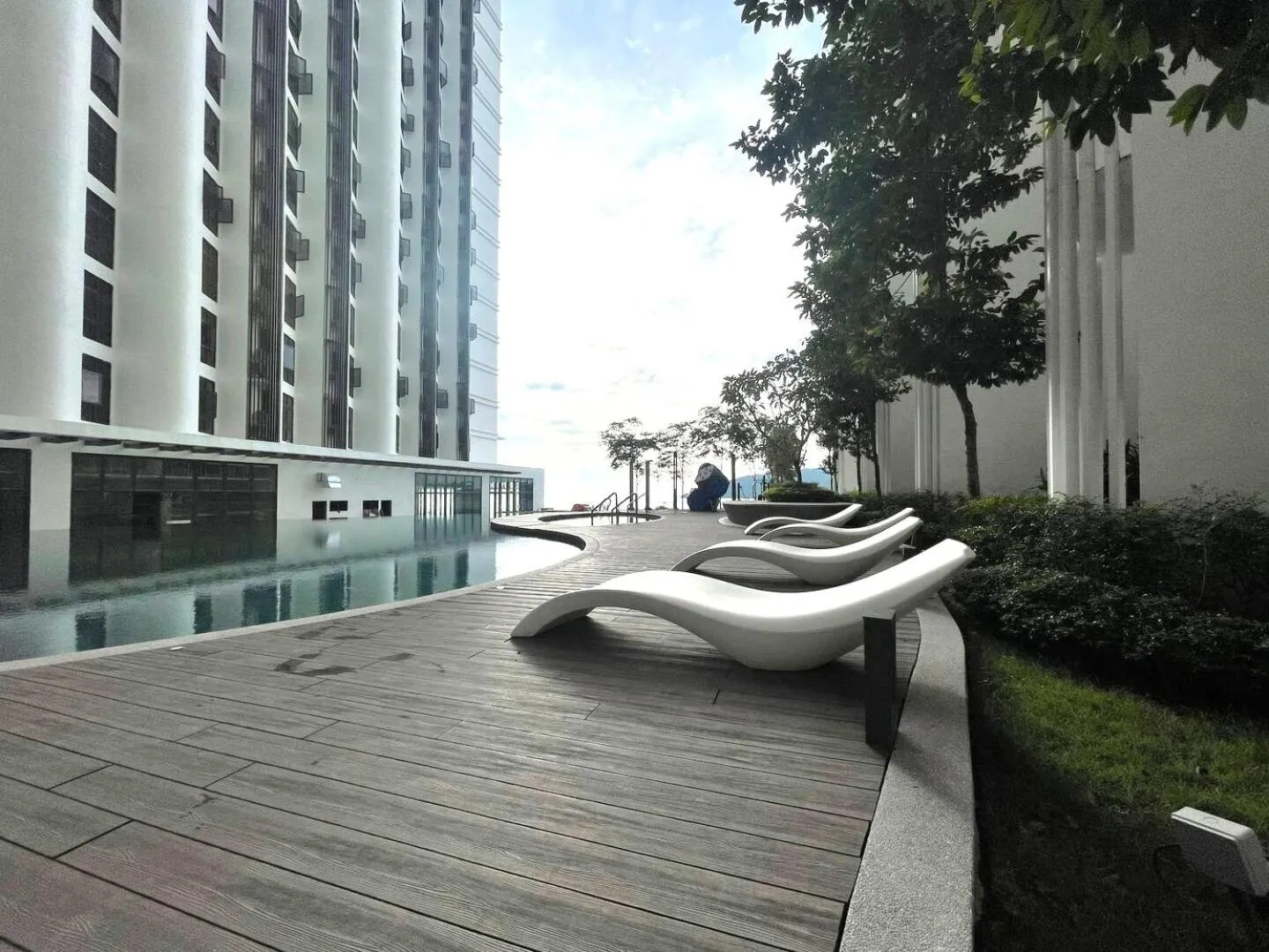 Swimming pool in The Shore Kota Kinabalu