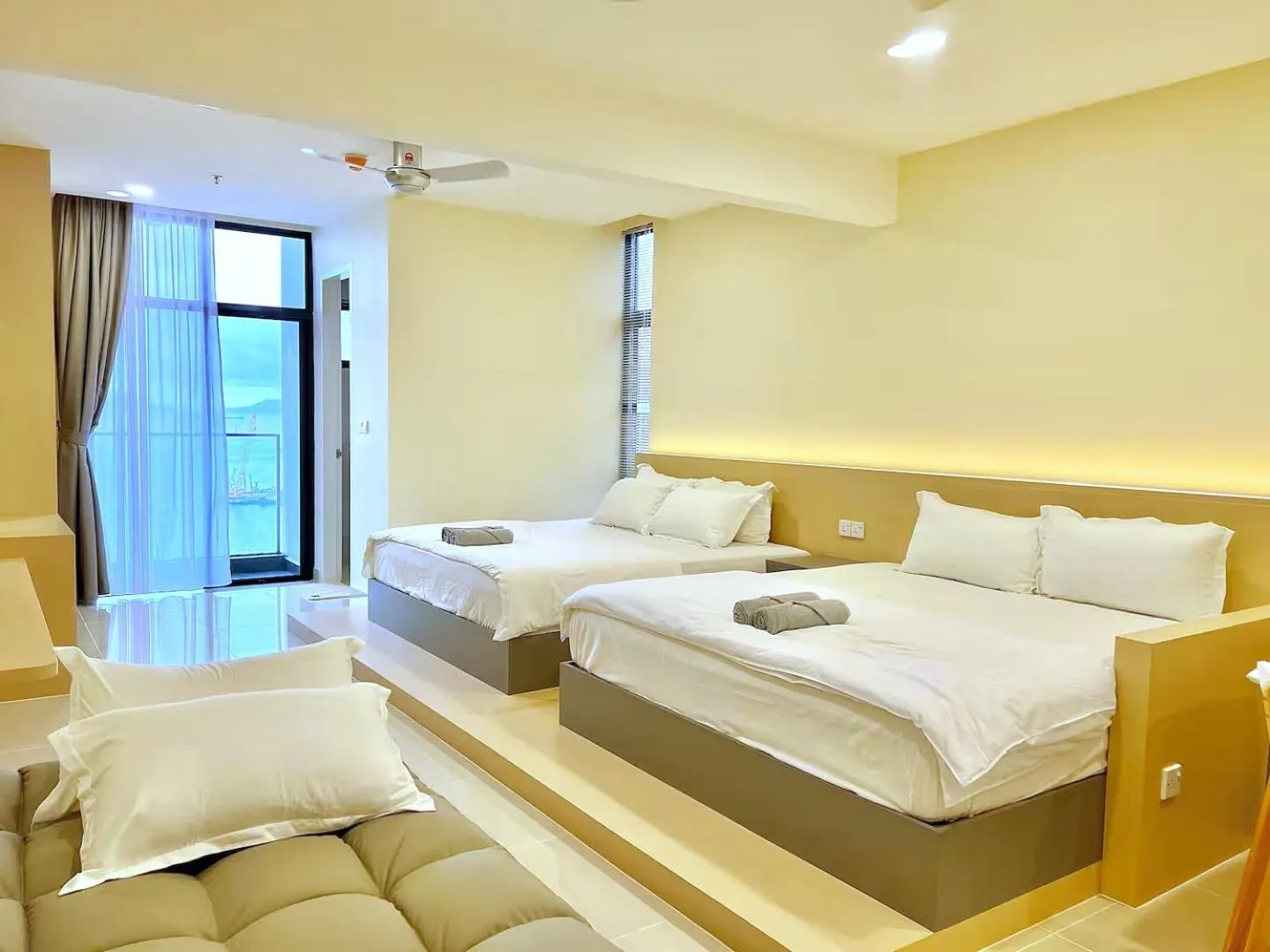 Bedroom, Bed in The Shore Kota Kinabalu