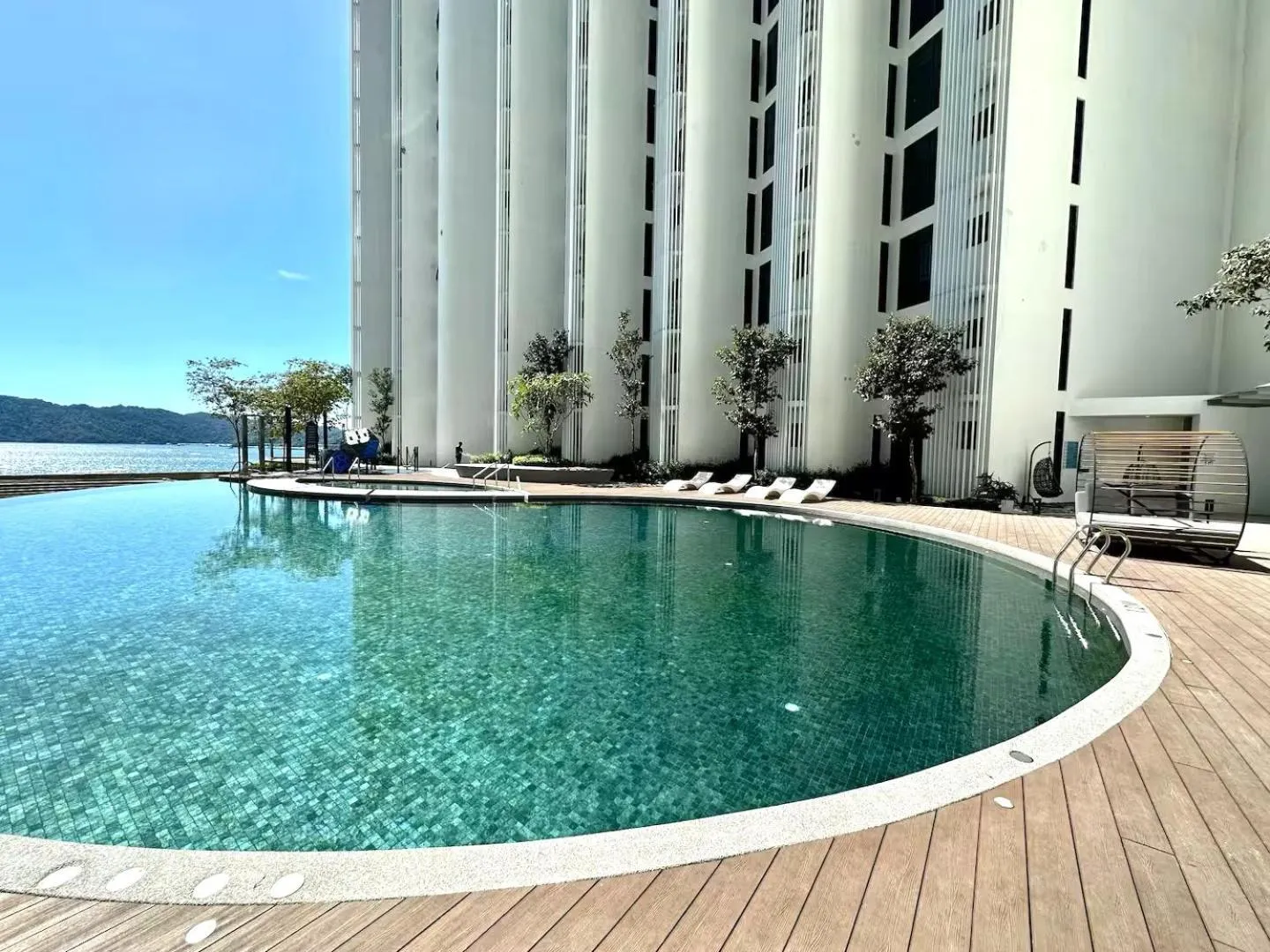 Swimming pool in The Shore Kota Kinabalu