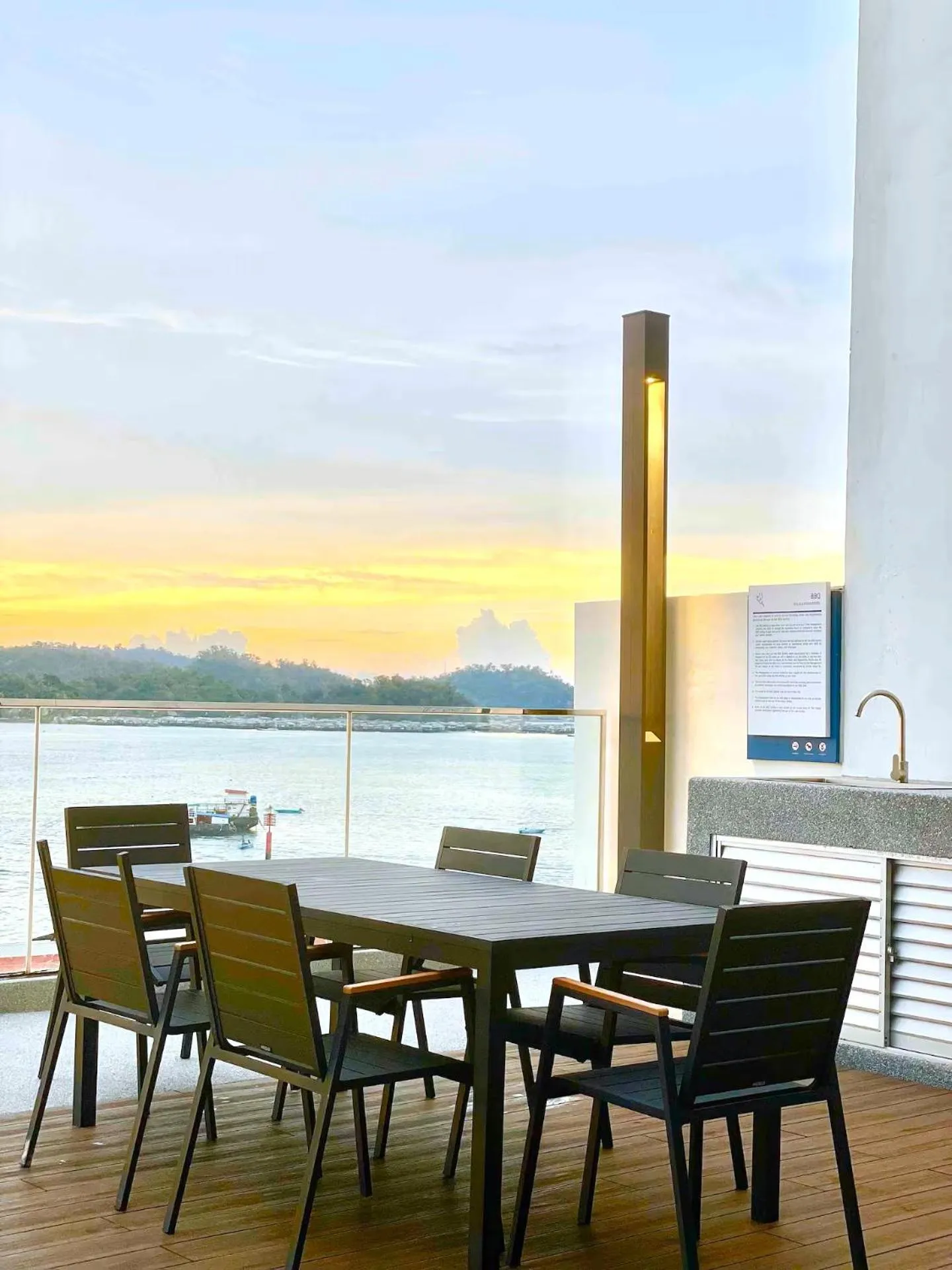 BBQ facilities in The Shore Kota Kinabalu