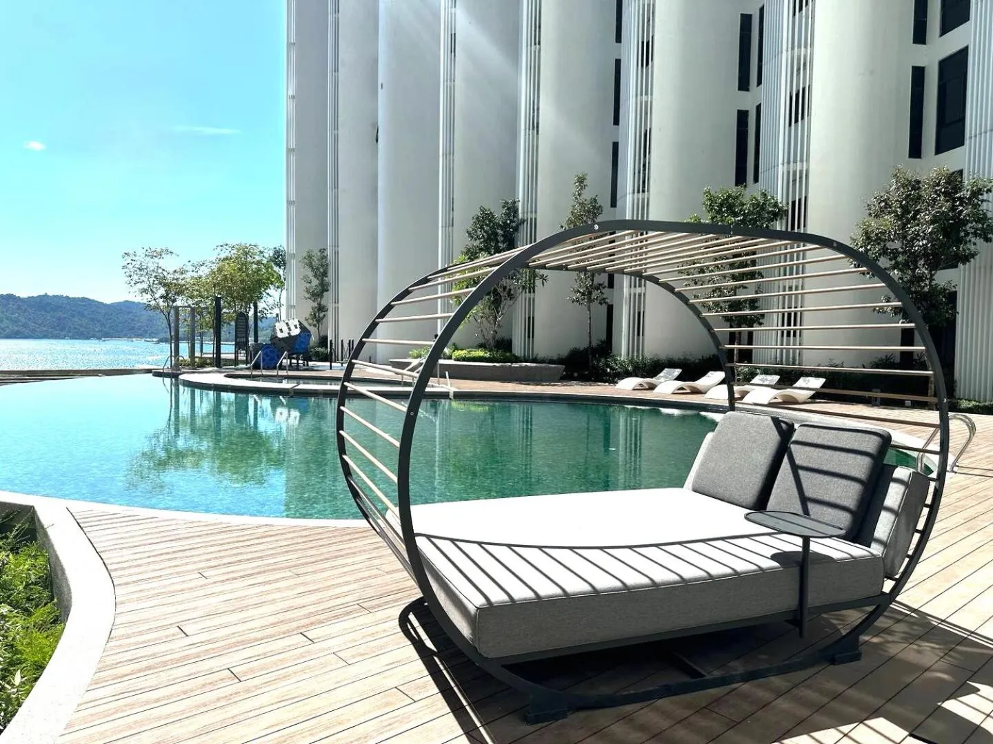 Swimming pool in The Shore Kota Kinabalu