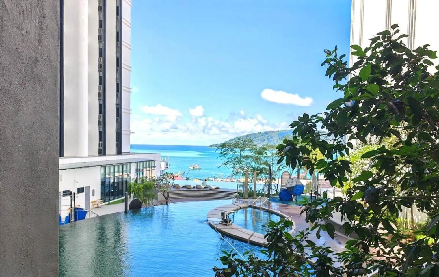 Swimming pool in The Shore Kota Kinabalu