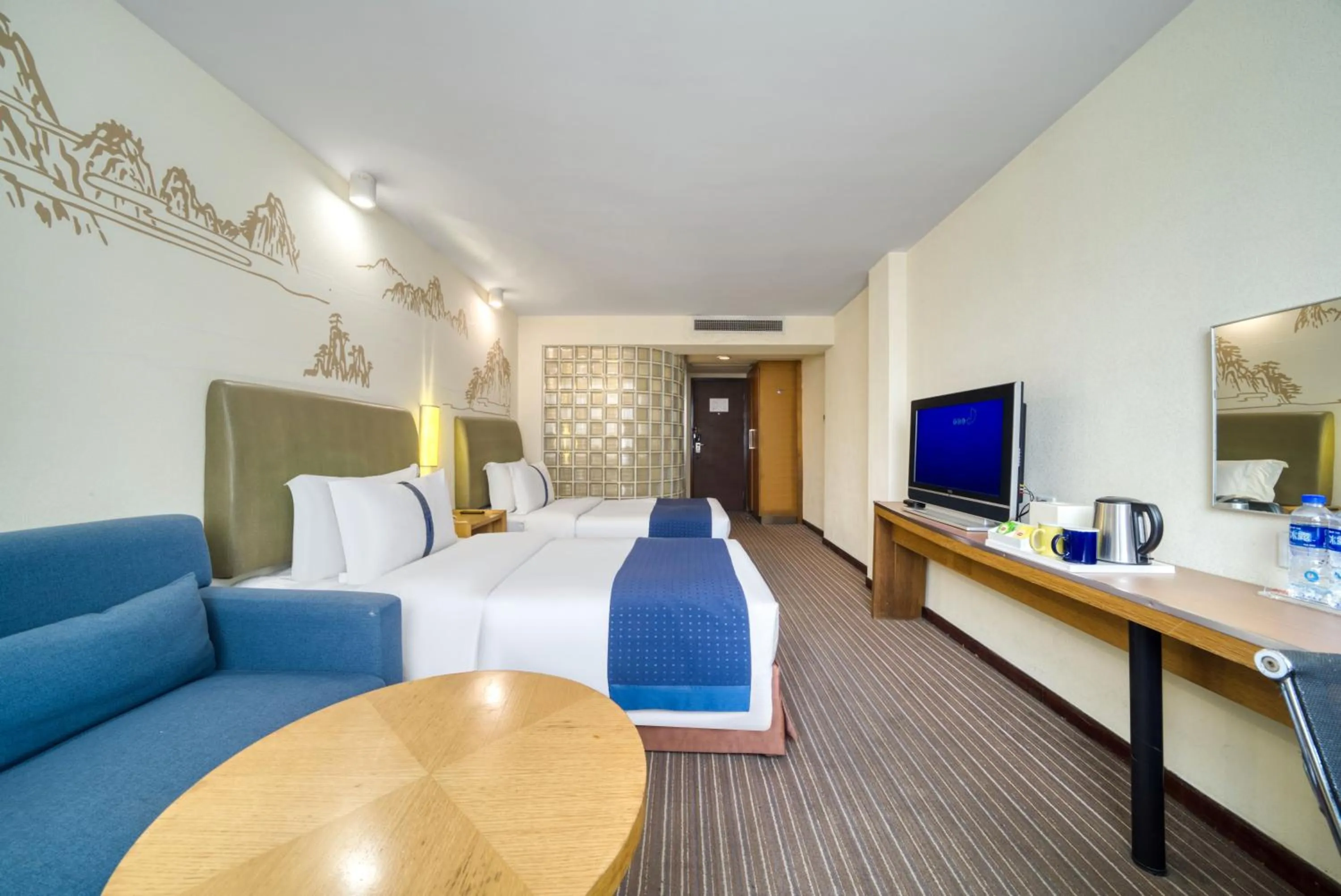 Bed in Hangzhou Haixin Hotel