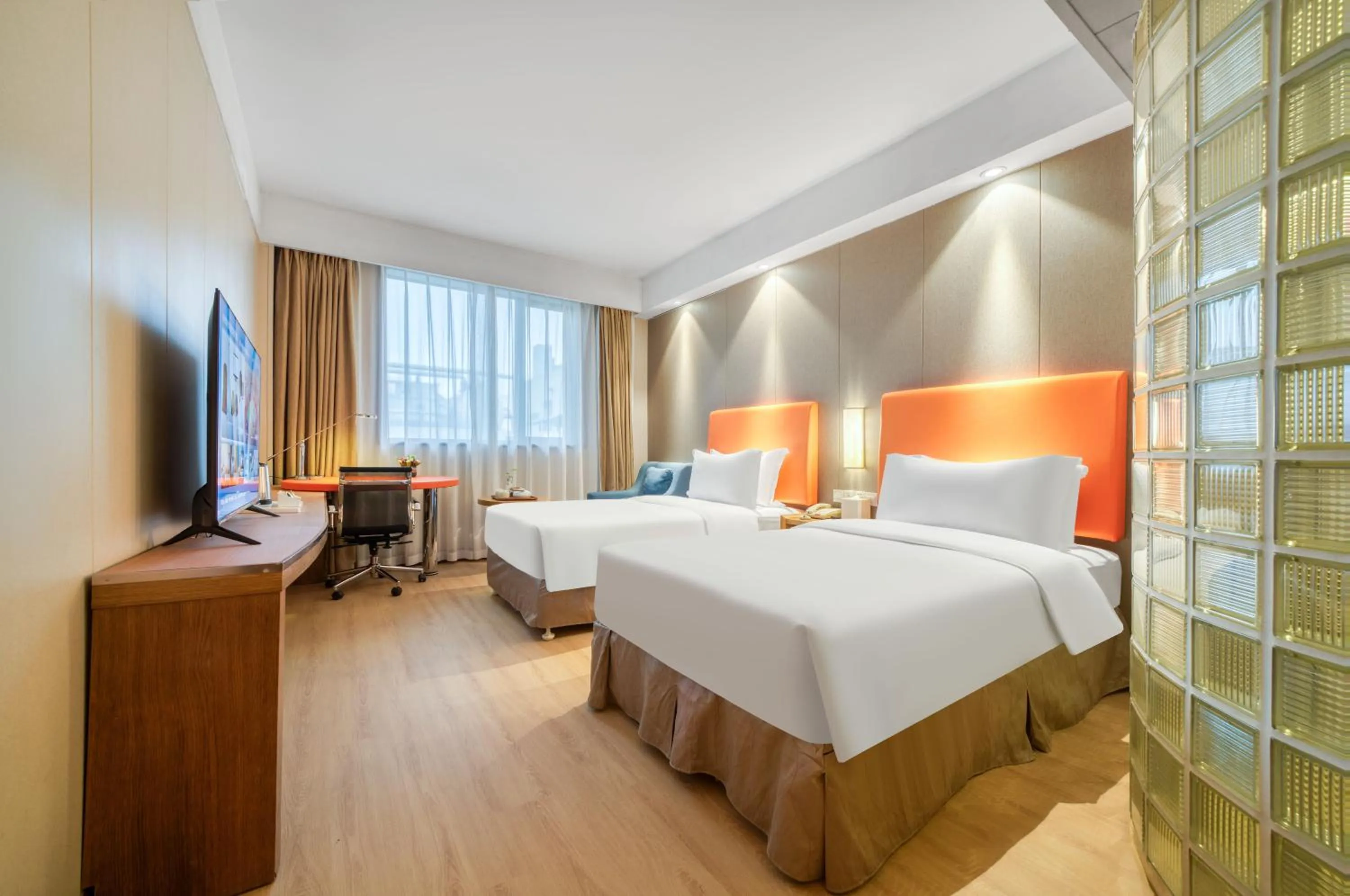 Bedroom, Bed in Hangzhou Haixin Hotel