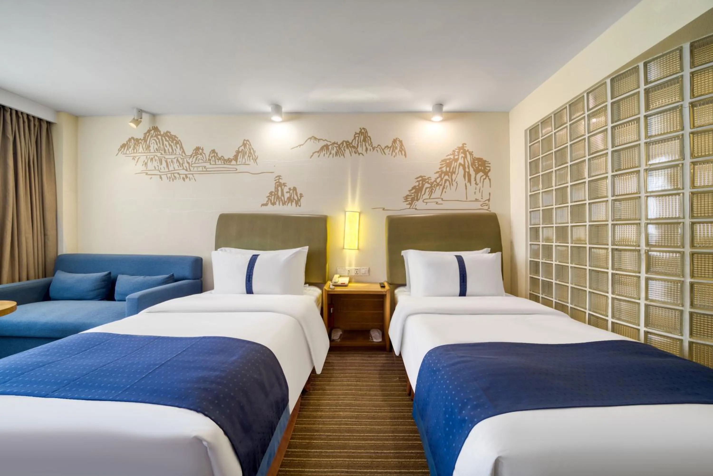 Bed in Hangzhou Haixin Hotel