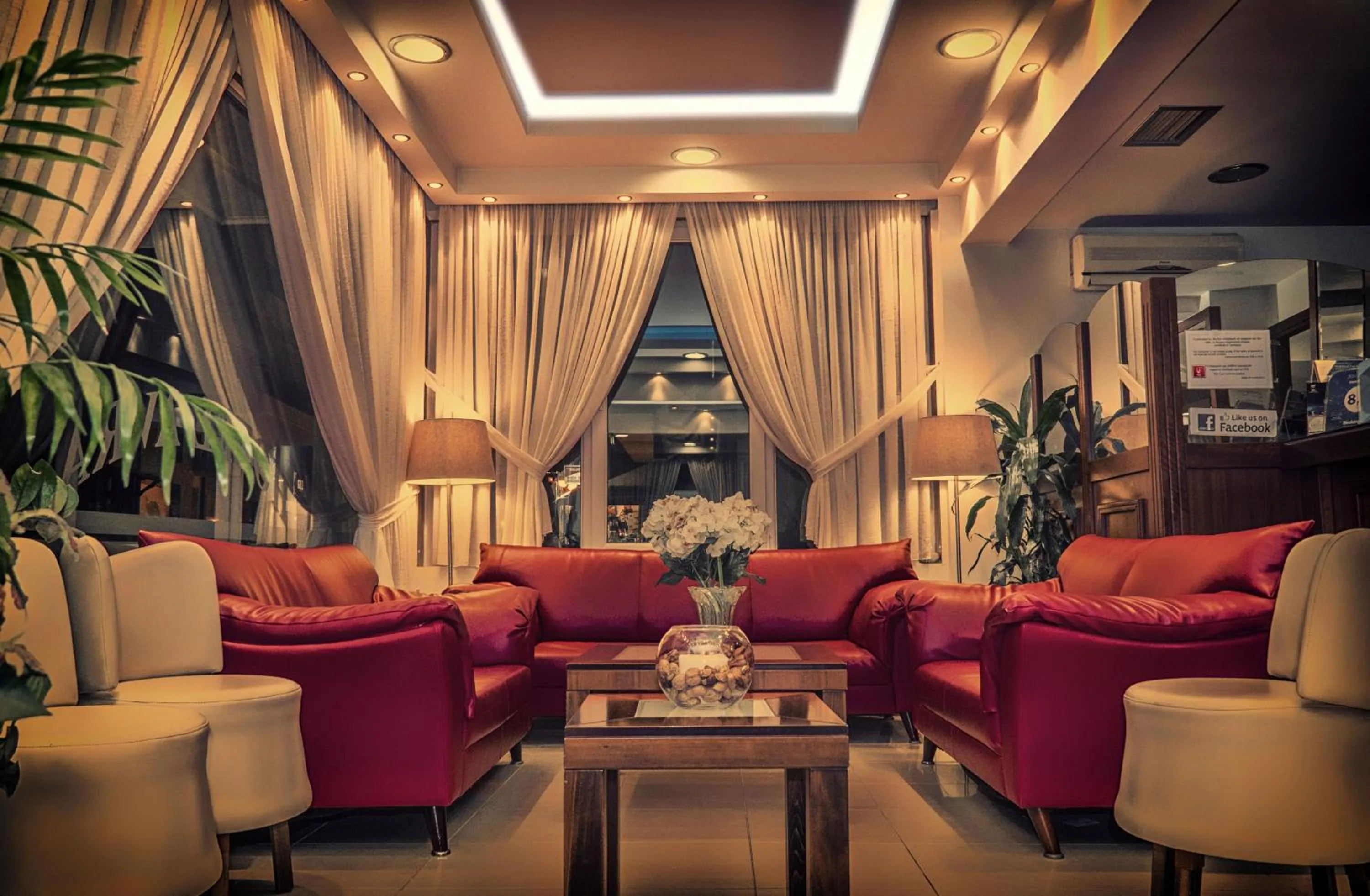 Lobby or reception in Hotel Avra