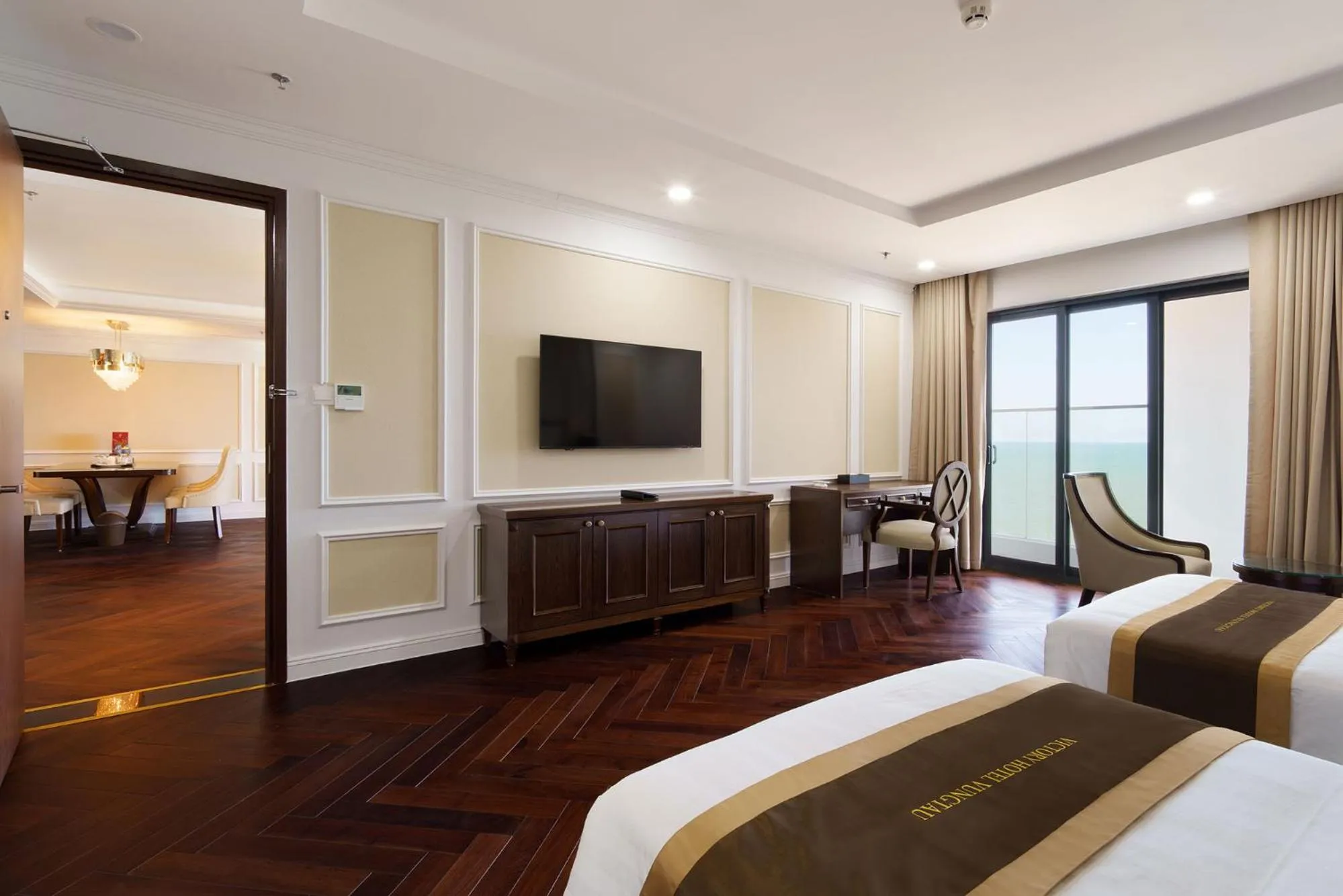 TV and multimedia, Bed in Victory Hotel Vung Tau - New Wing