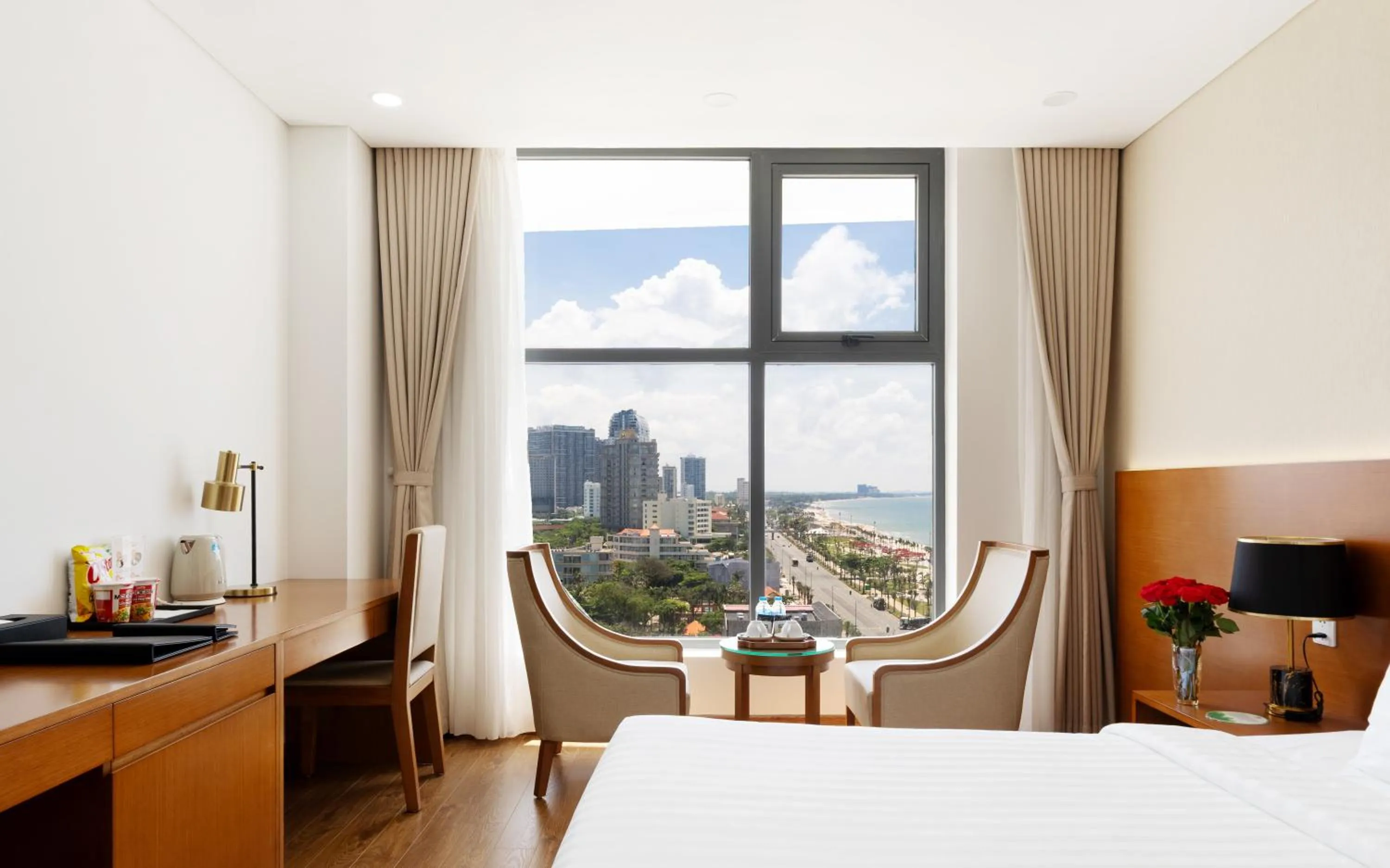 View (from property/room), Bed in Victory Hotel Vung Tau - New Wing