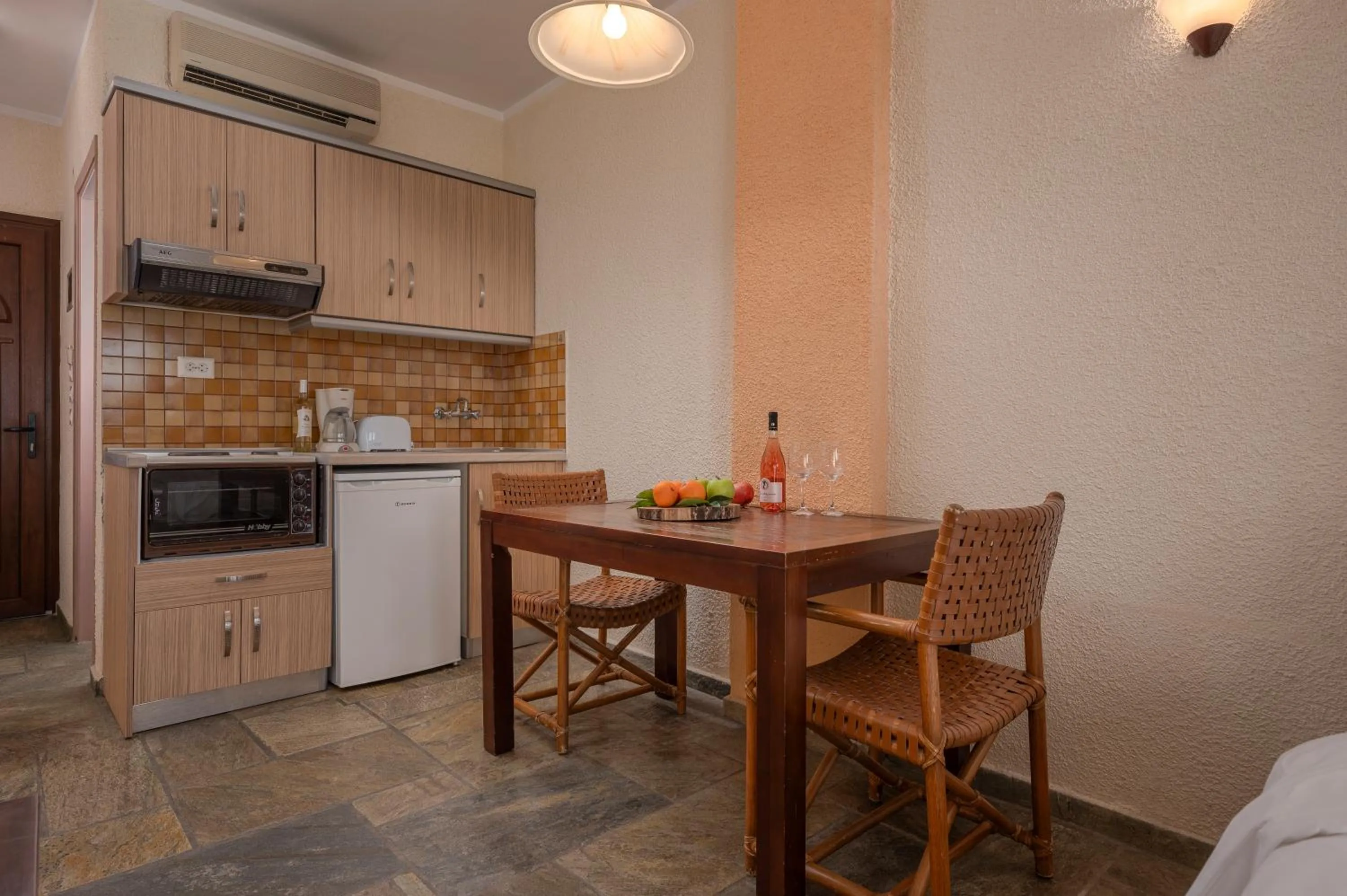 Kitchen or kitchenette in Agnanti Hotel Apartments
