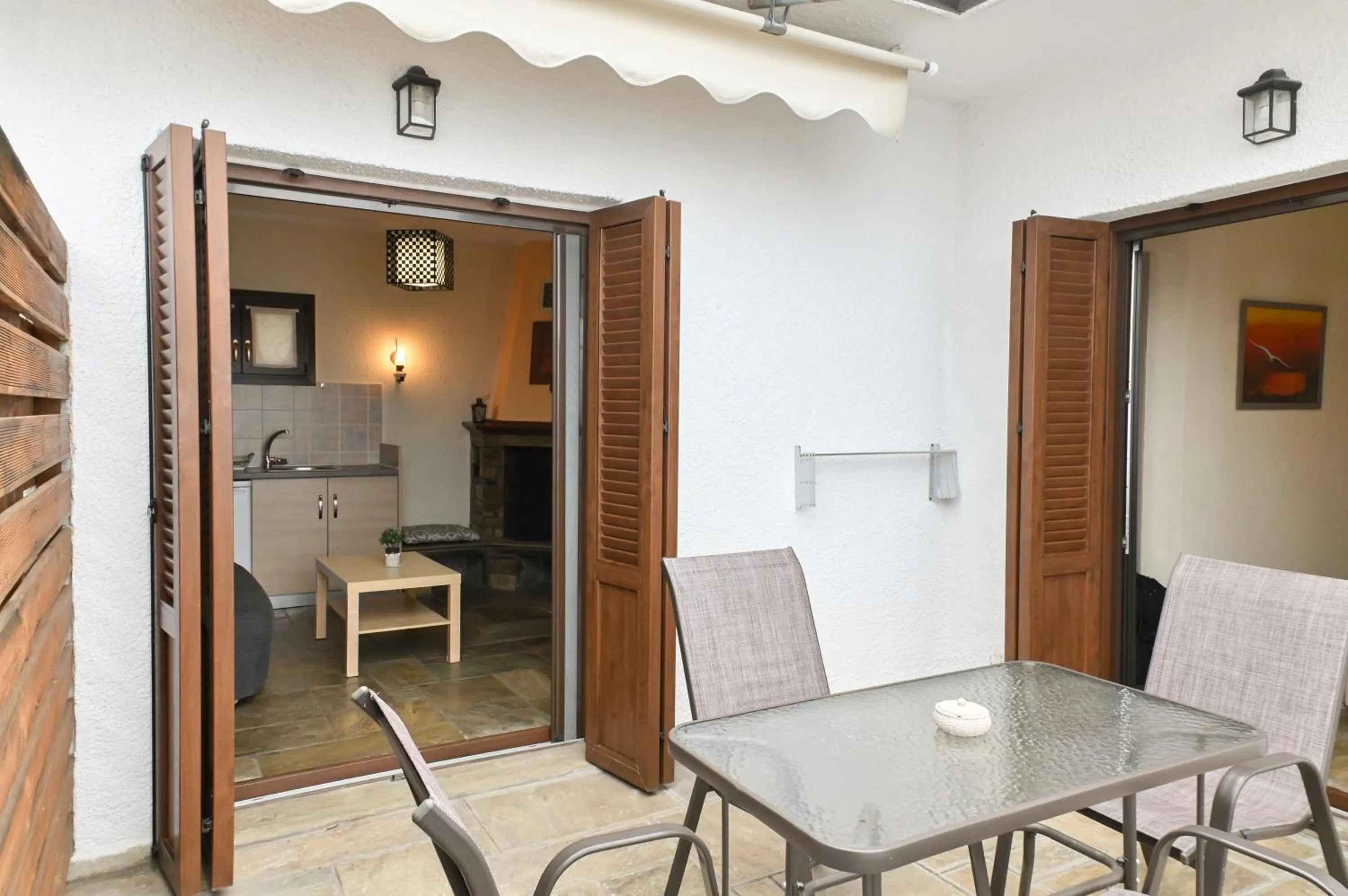 Seating area in Agnanti Hotel Apartments