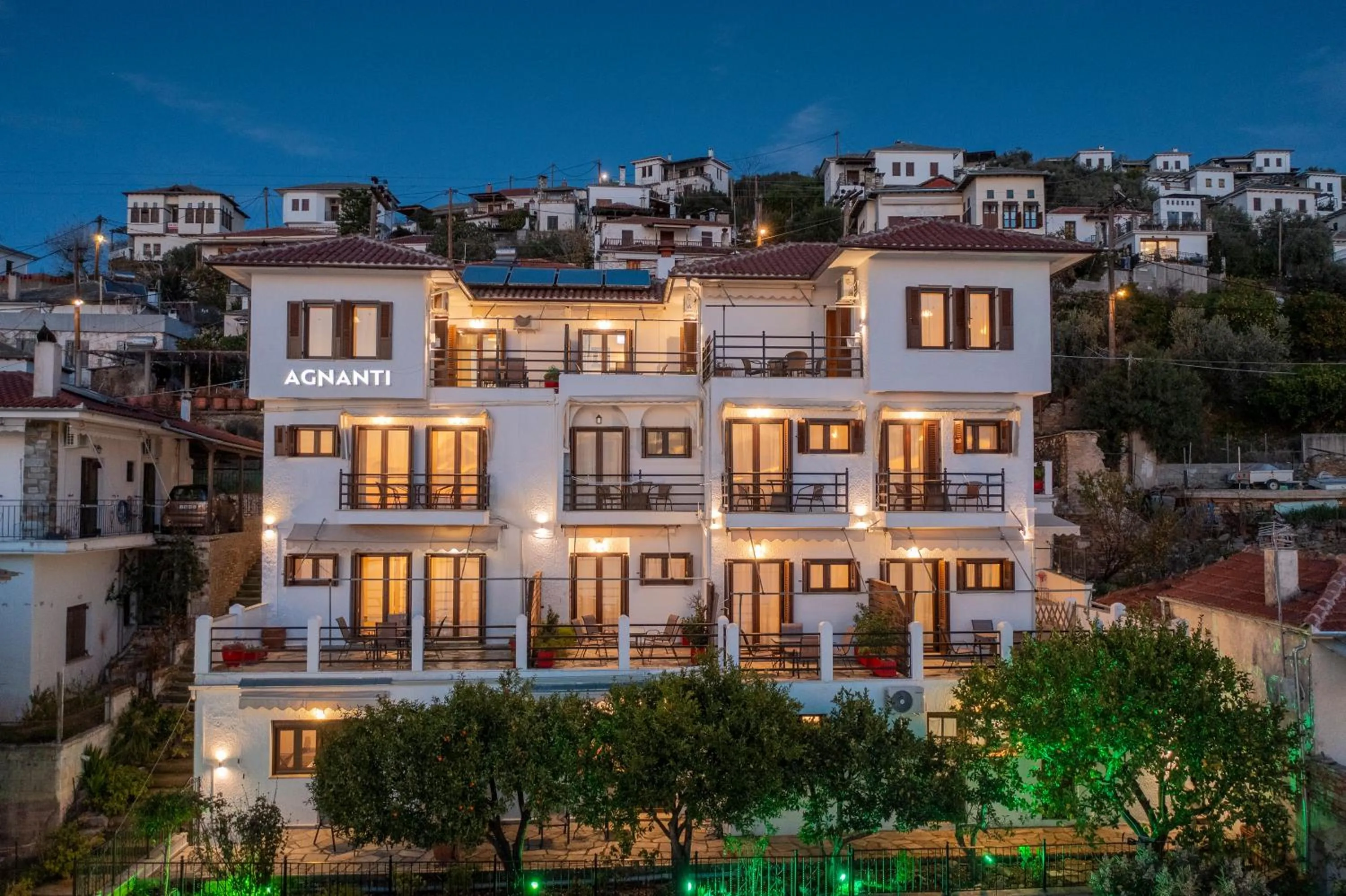 Property building in Agnanti Hotel Apartments