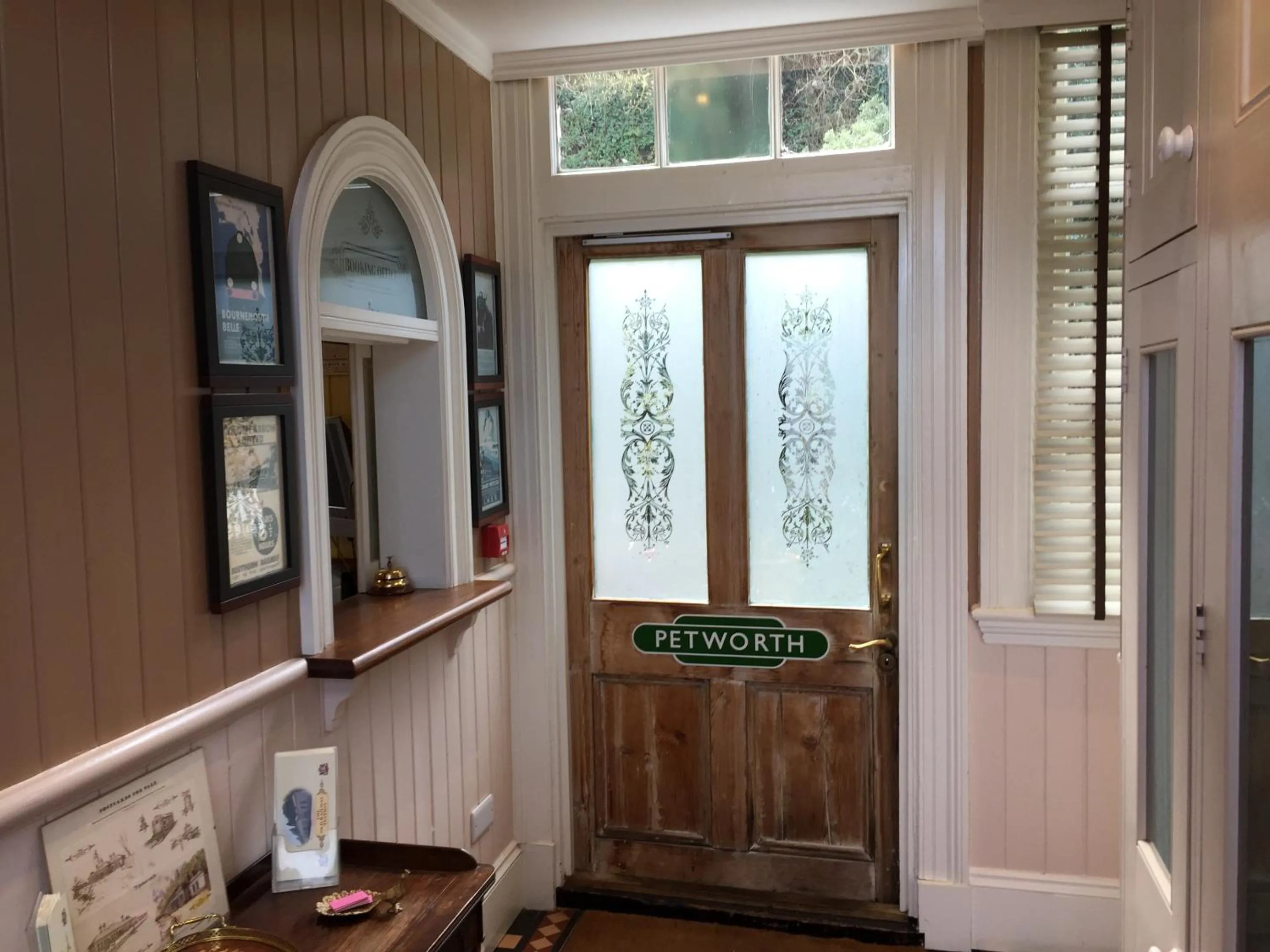 Lobby or reception in The Old Railway Station