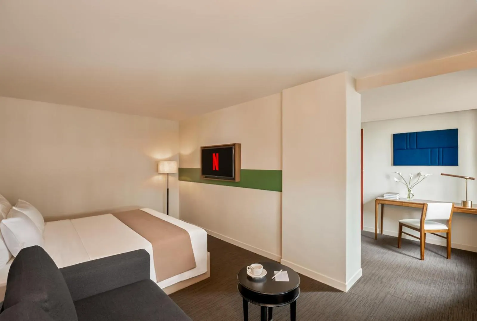 Living room, Bed in Signature by M Village Thợ Nhuộm